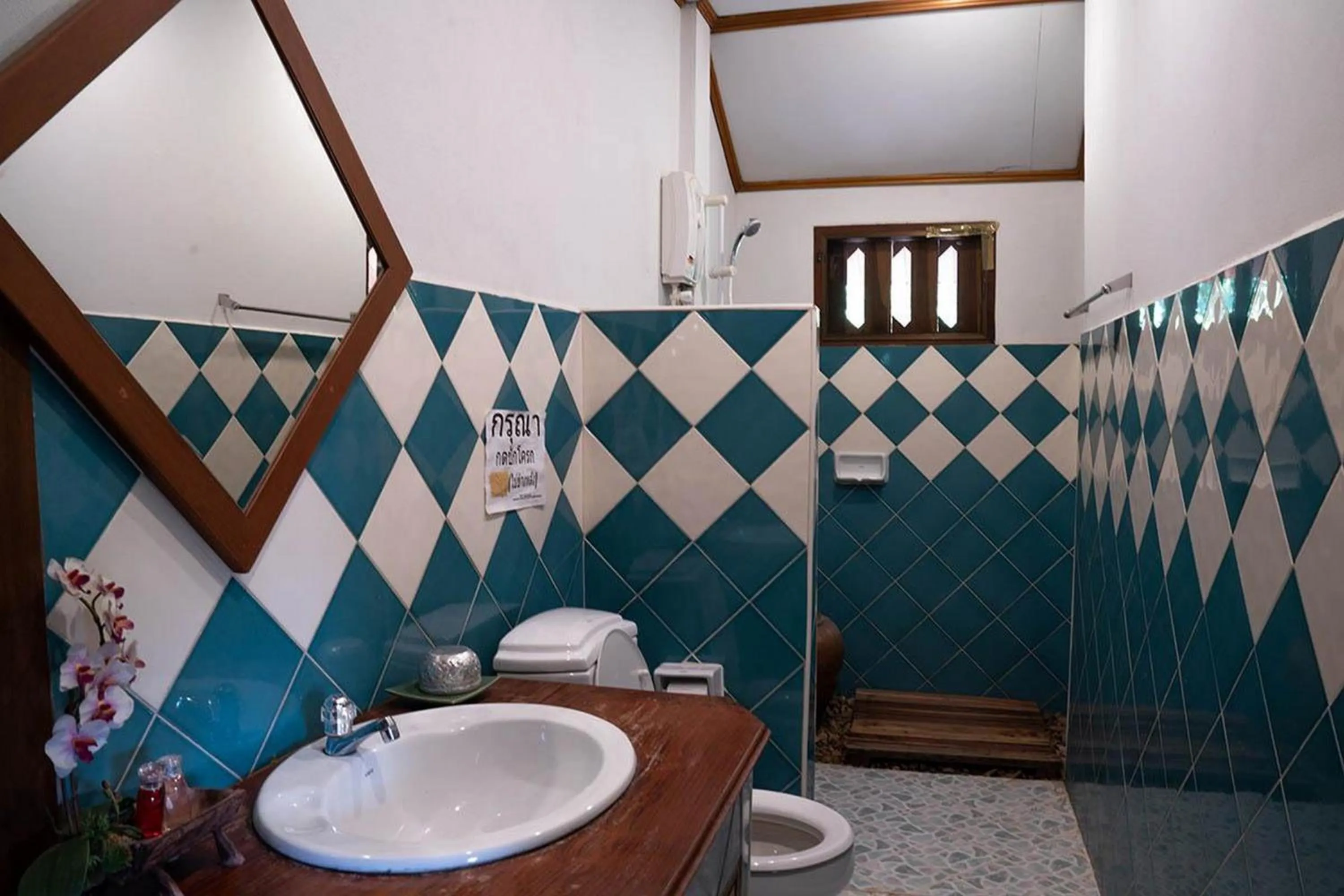 Bathroom in Bhupimarn Garden House