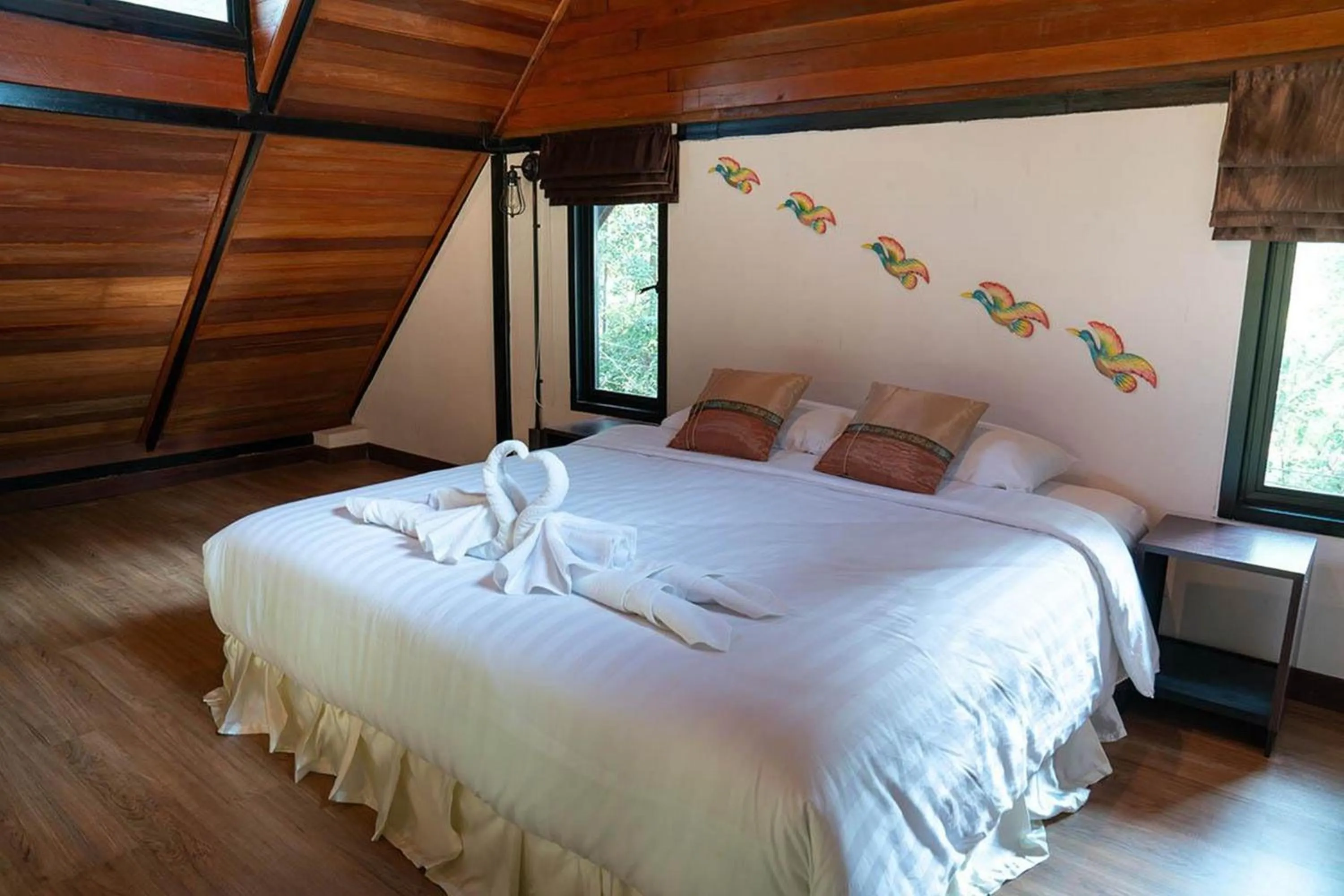 Photo of the whole room, Bed in Bhupimarn Garden House