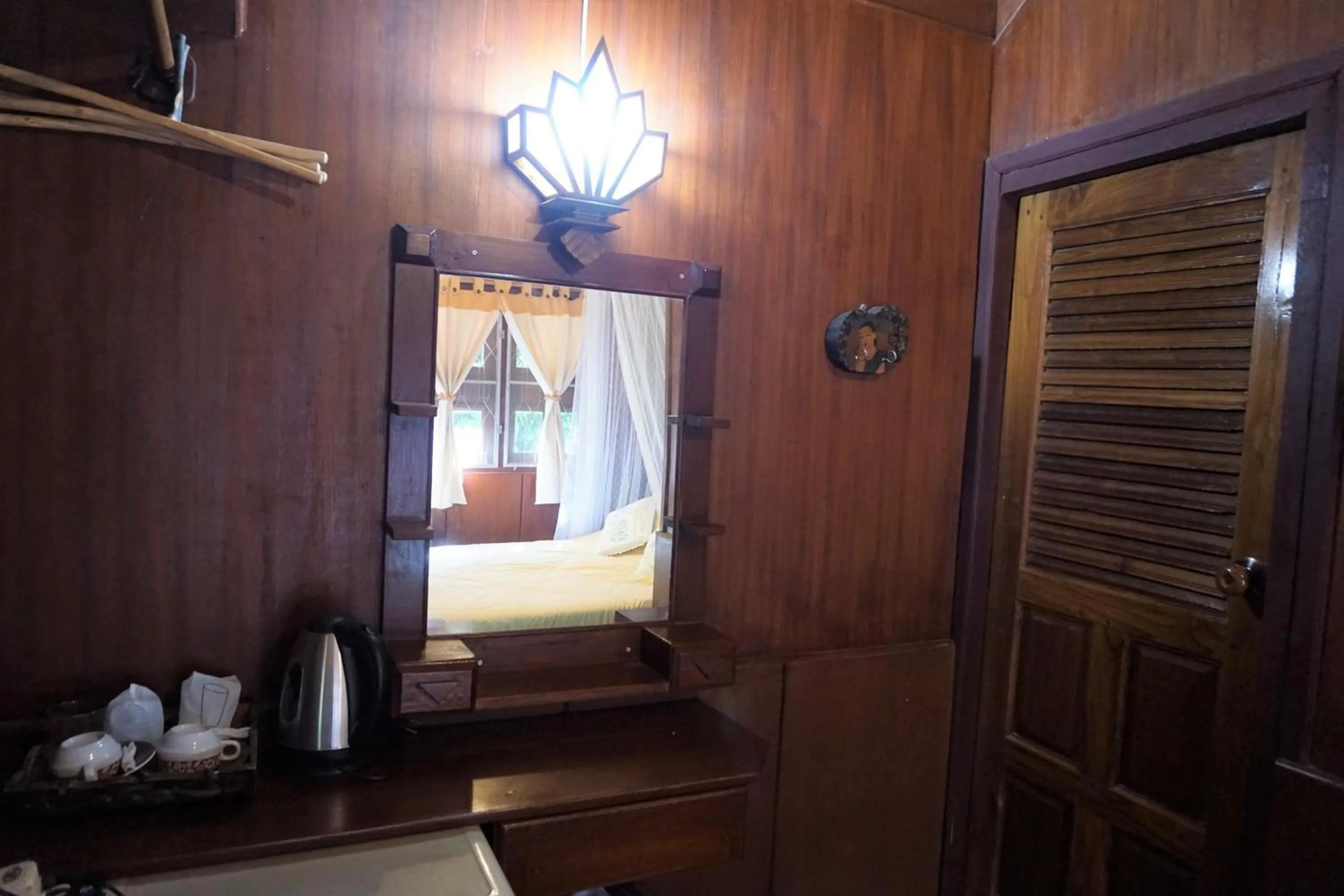 Photo of the whole room, Bed in Bhupimarn Garden House