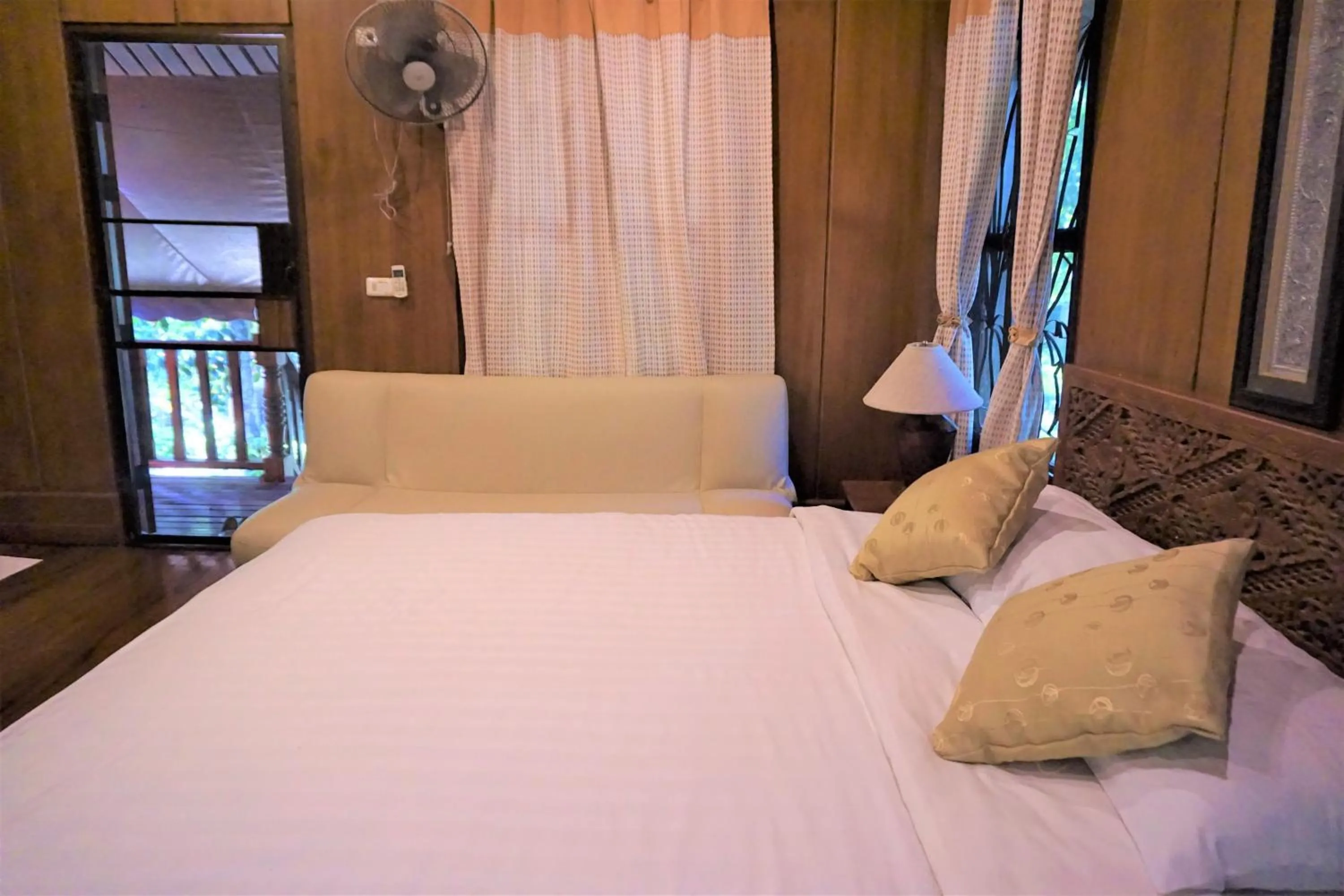 Photo of the whole room, Bed in Bhupimarn Garden House