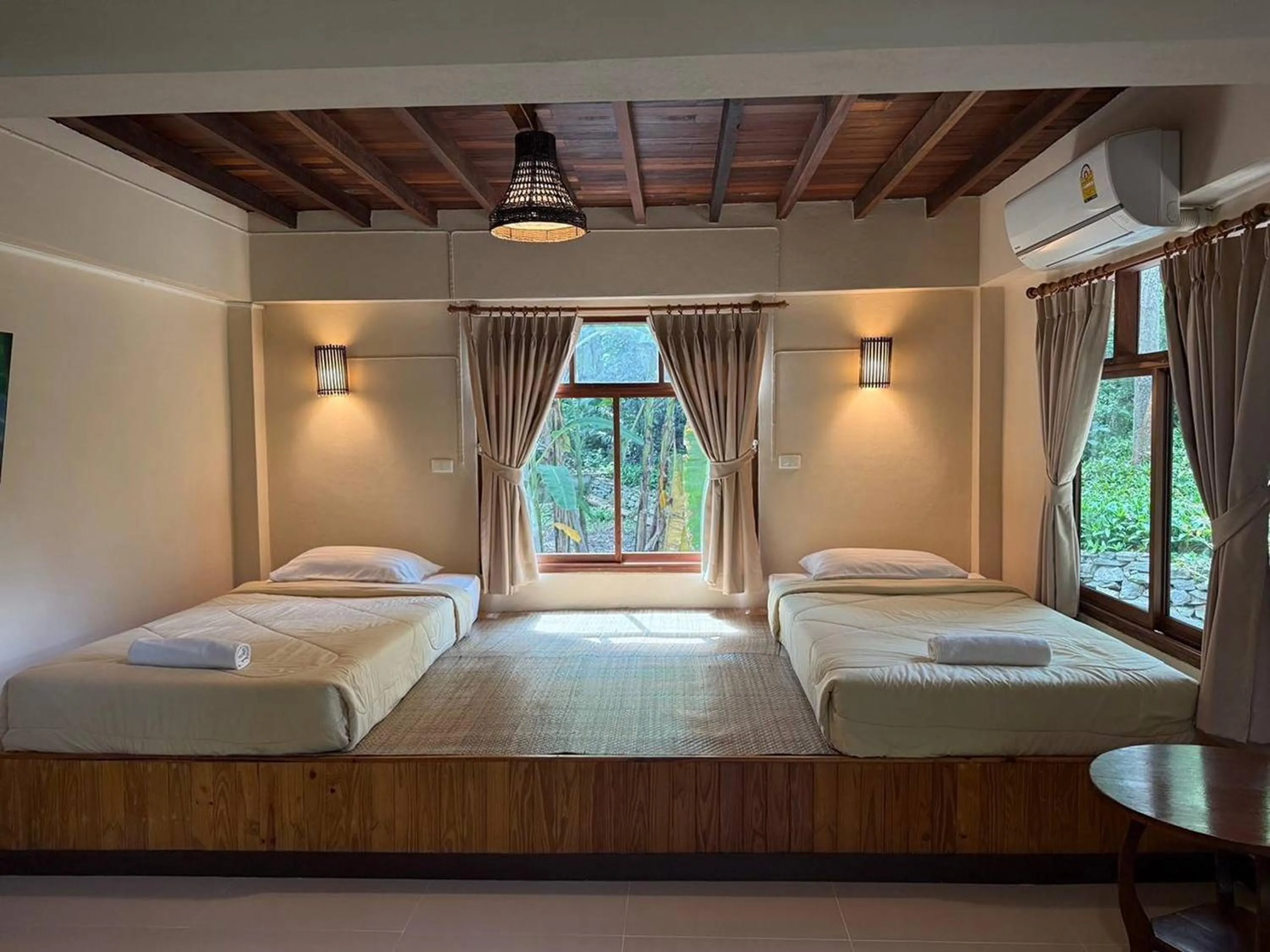 Bed in Bhupimarn Garden House