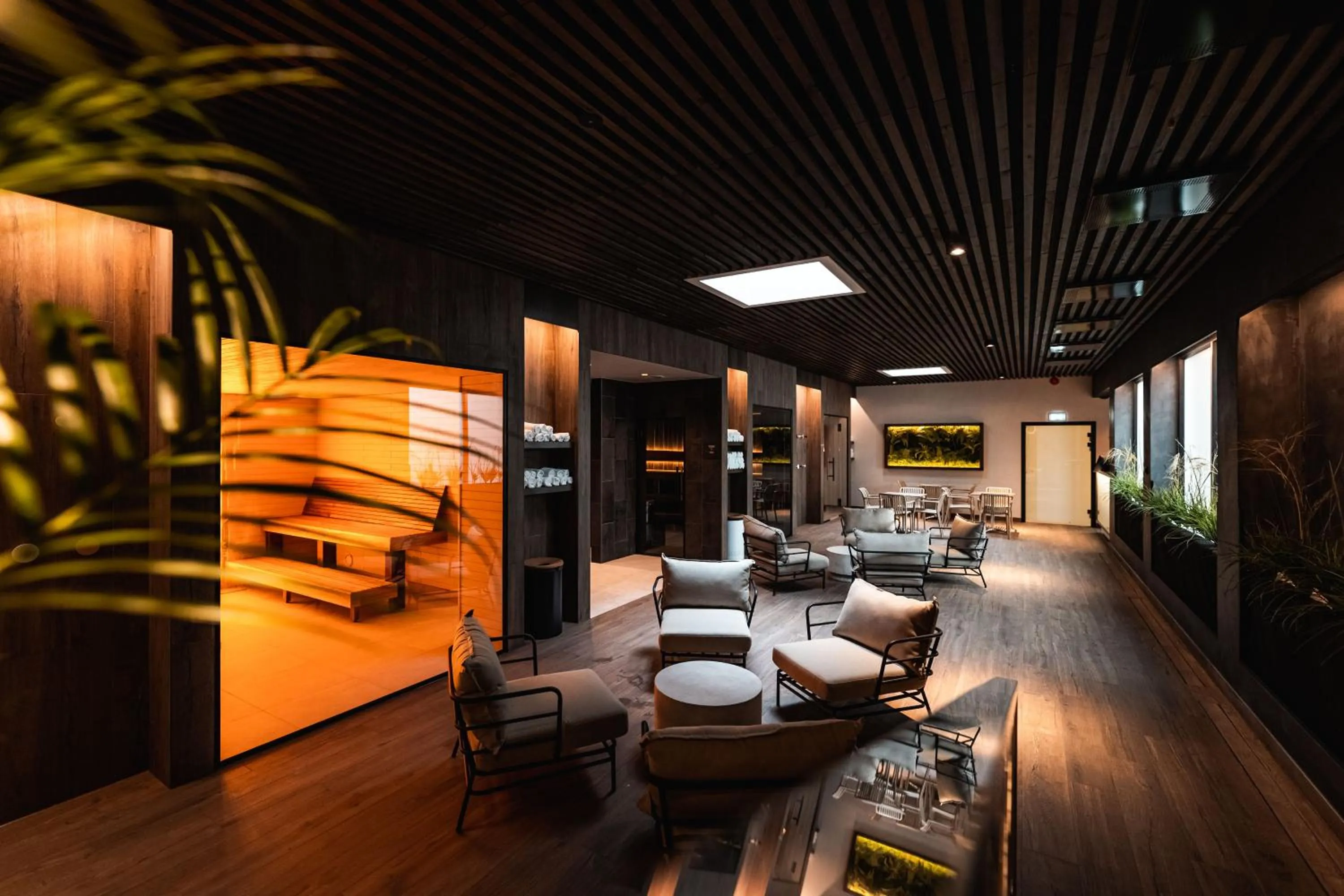 Sauna in Ö Seaside Suites & SPA