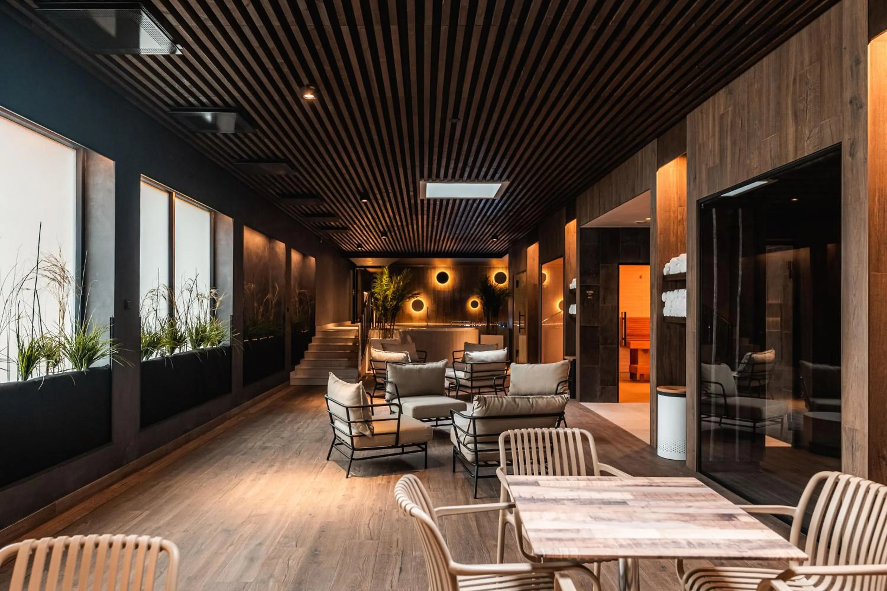 Sauna in Ö Seaside Suites & SPA