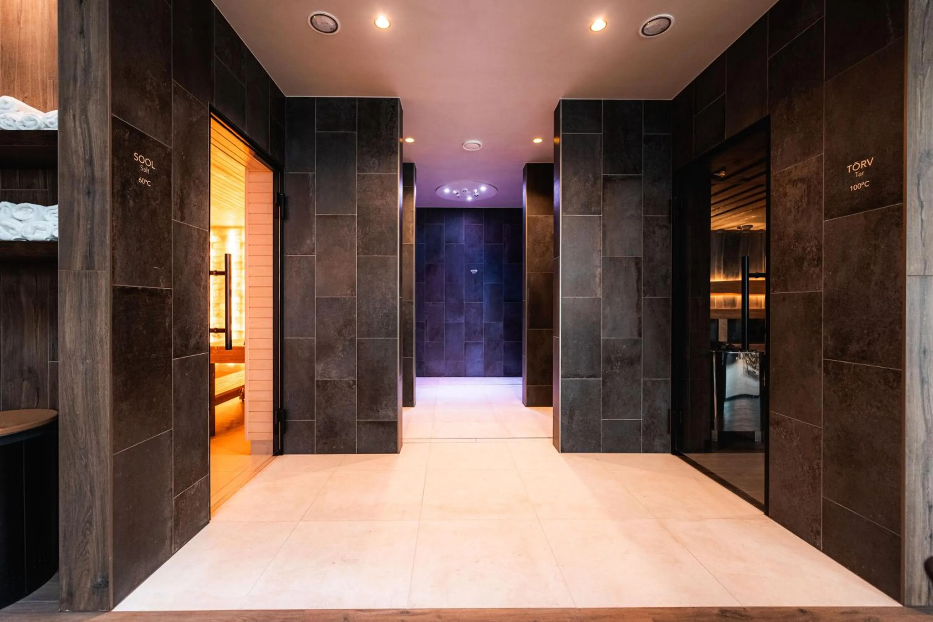 Sauna in Ö Seaside Suites & SPA