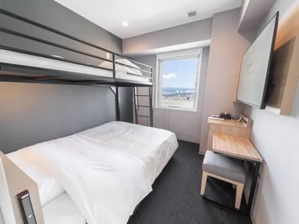 Photo of the whole room, Bed in Super Hotel Mitazono Sendai Airport