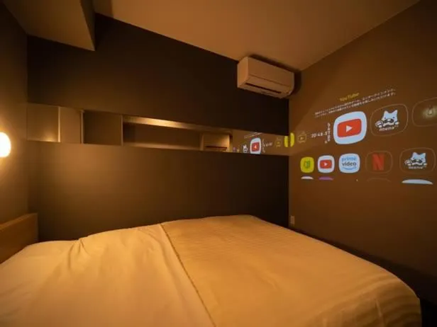 Bed in Super Hotel Mitazono Sendai Airport