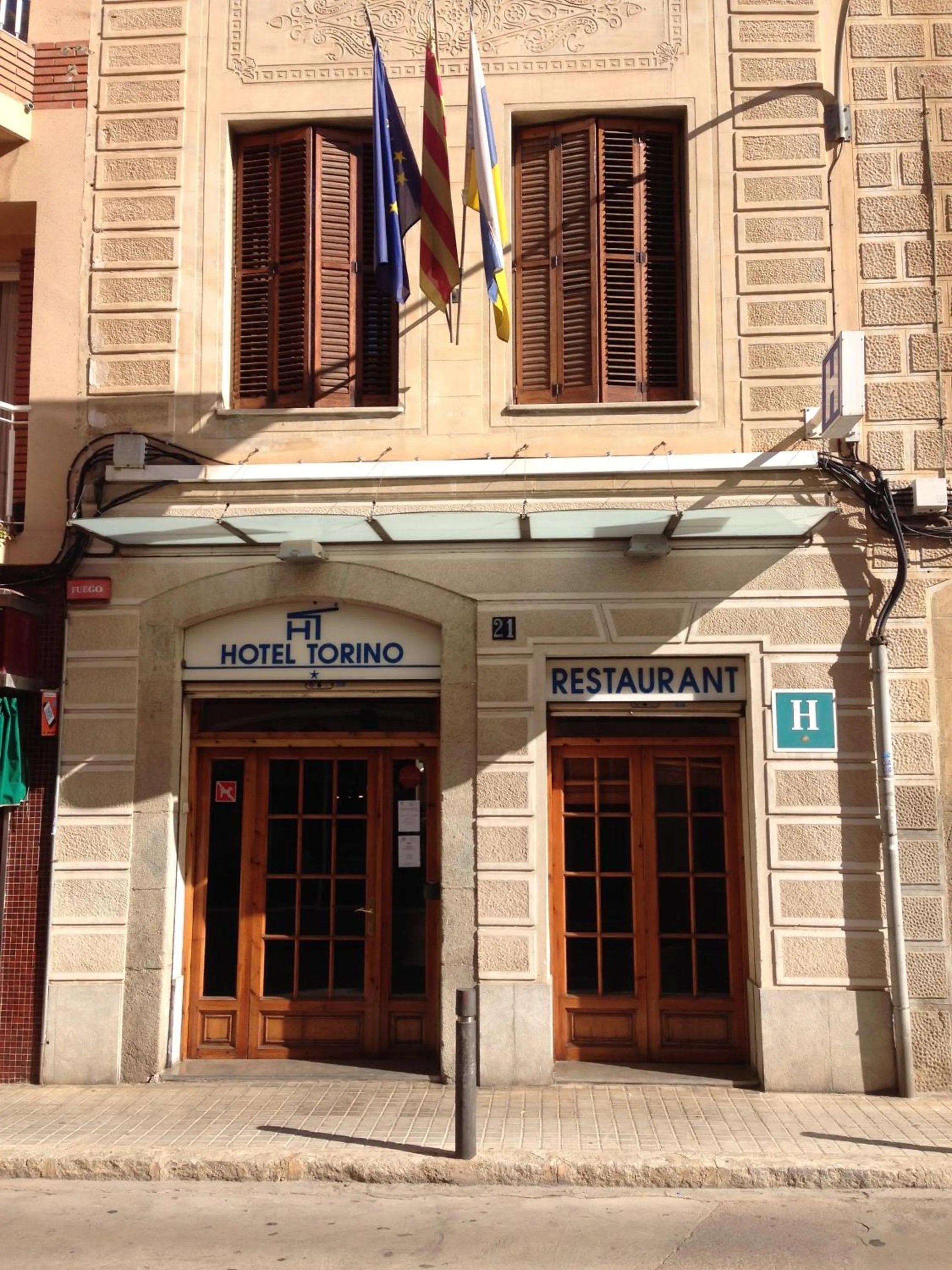Facade/entrance in Hotel Torino