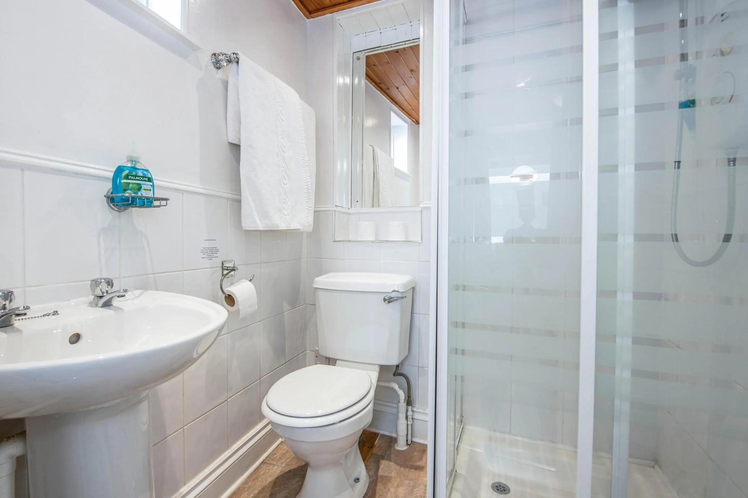 Bathroom in OYO Pier Hotel