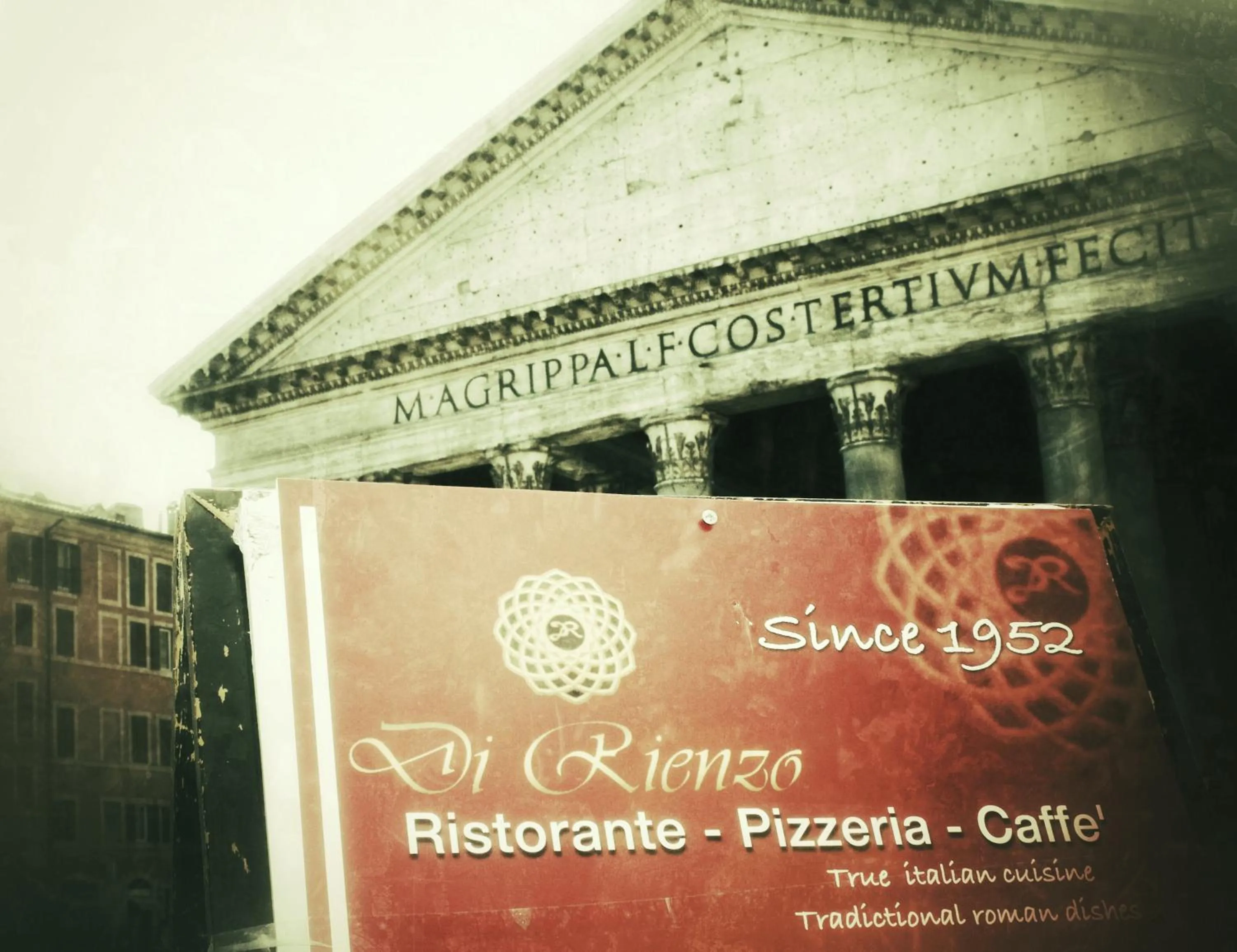 Restaurant/places to eat in Di Rienzo Pantheon Palace