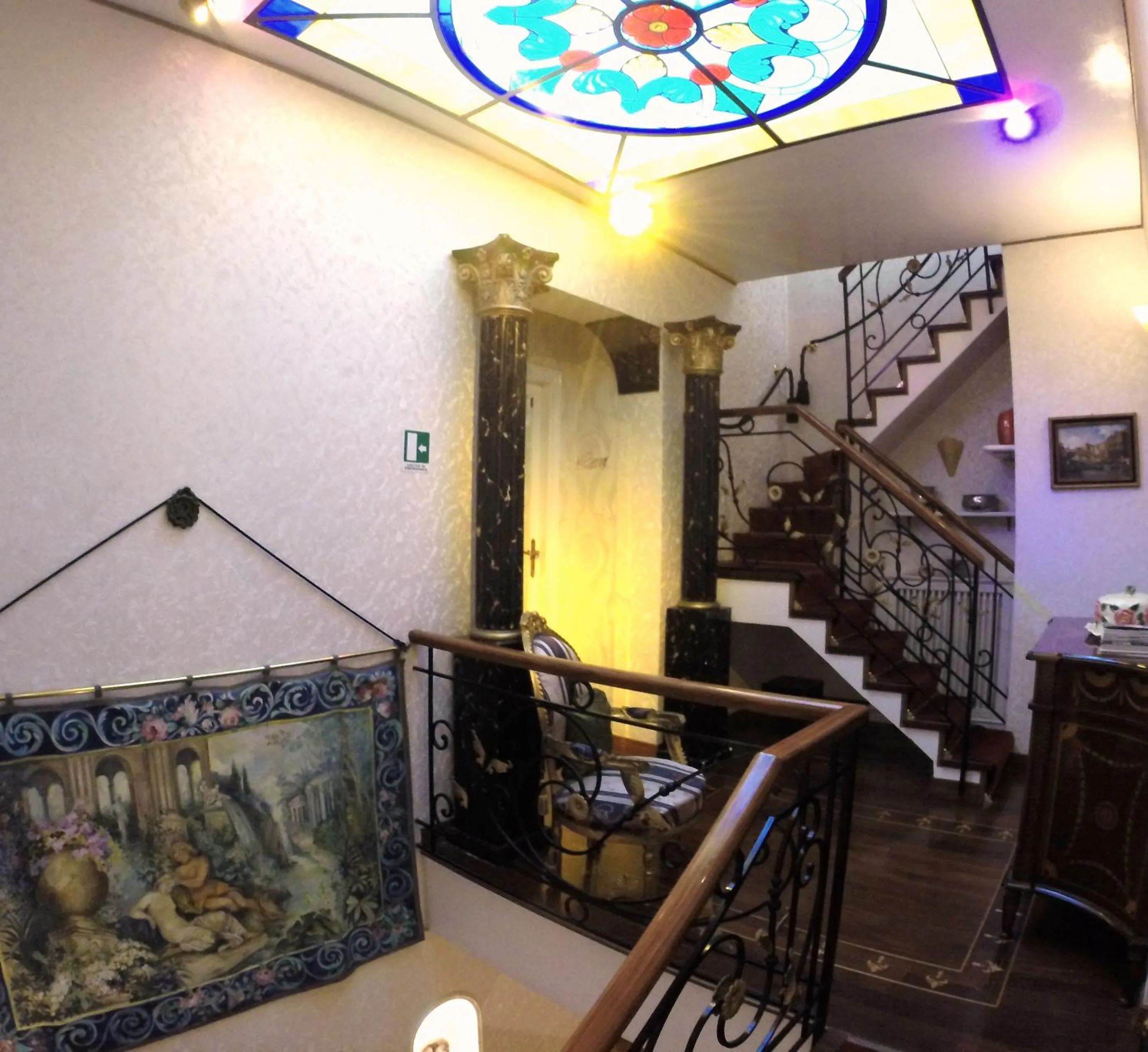 Decorative detail in Di Rienzo Pantheon Palace