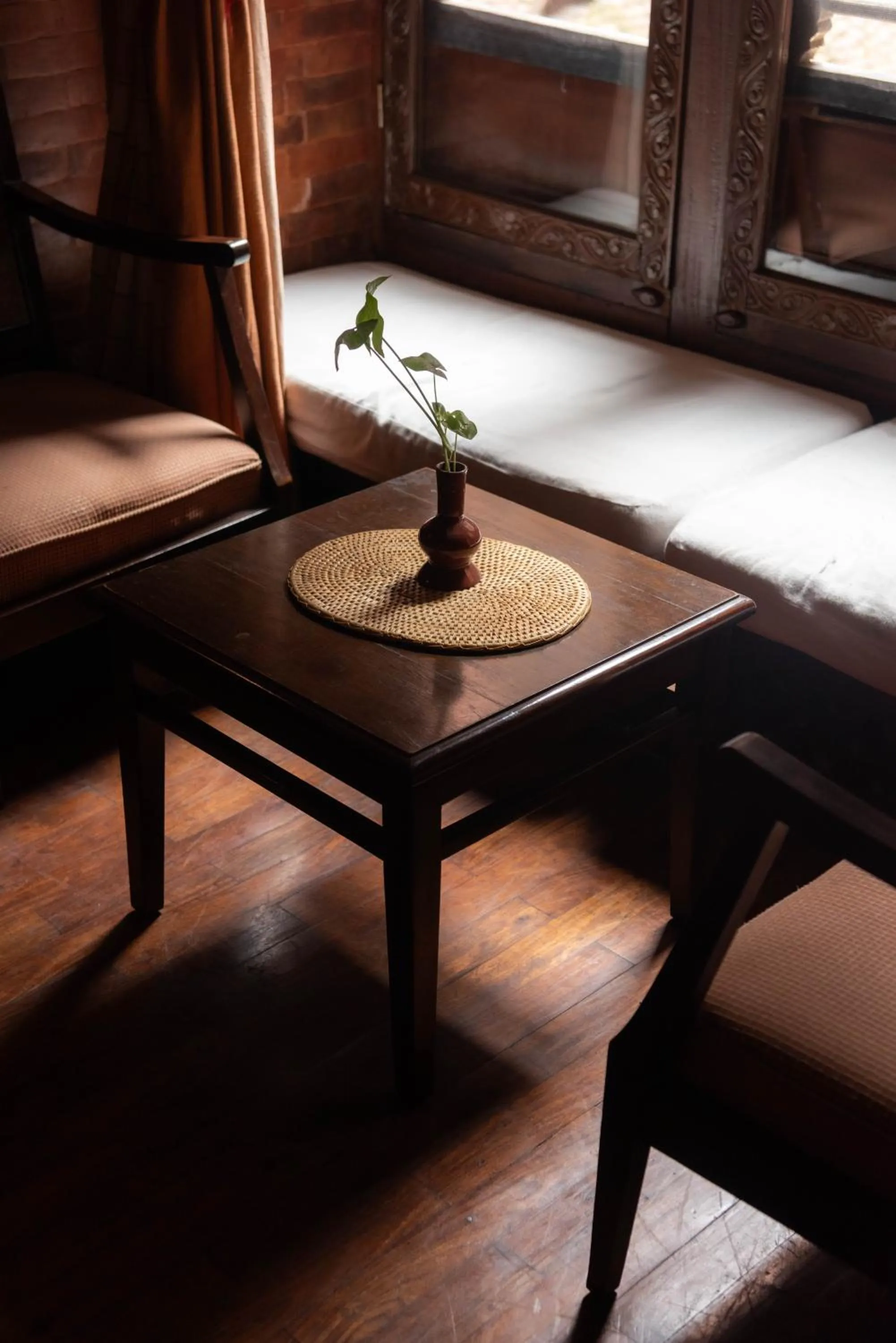 Seating area in Kantipur Temple House