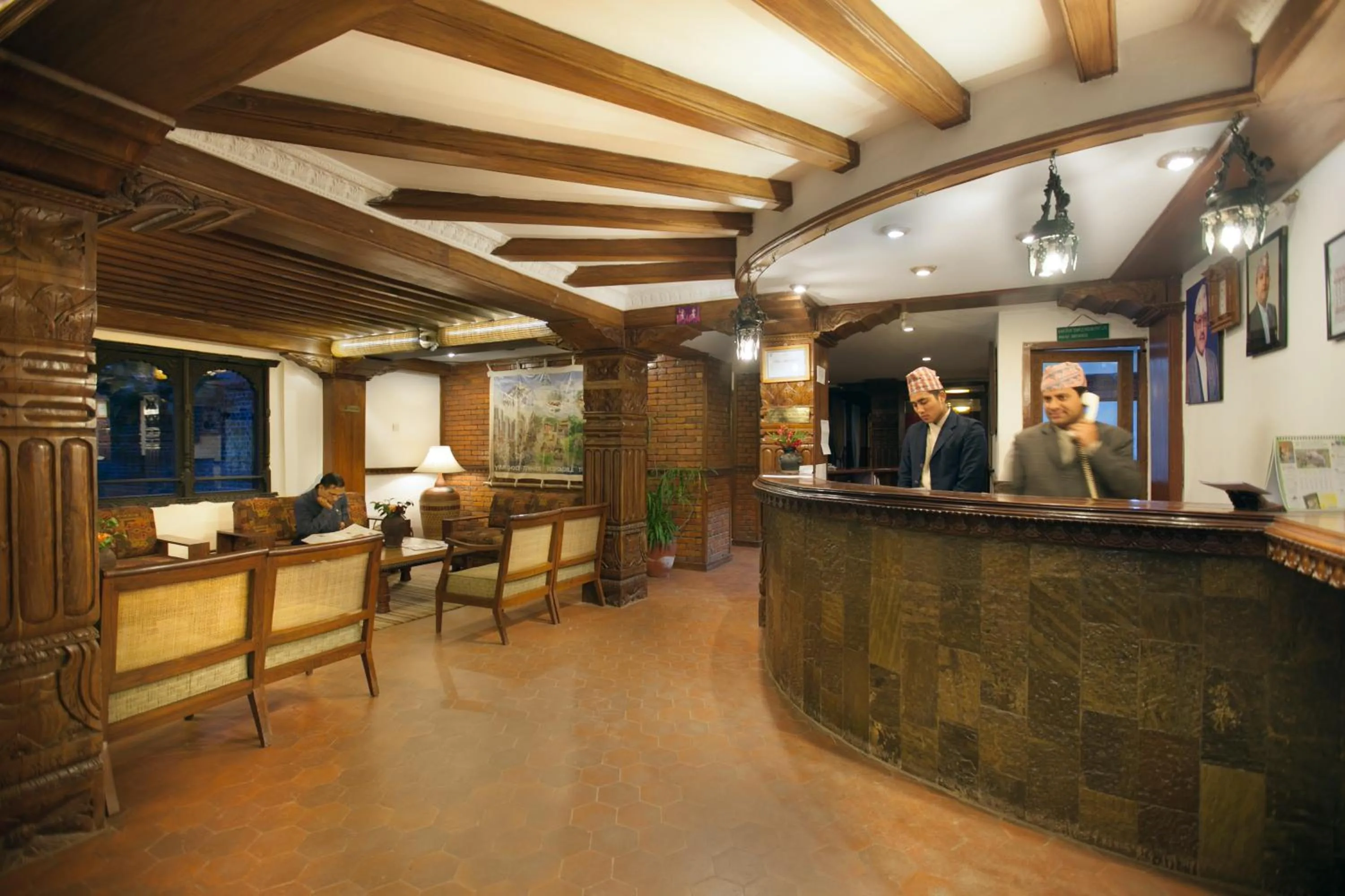 Lobby or reception in Kantipur Temple House