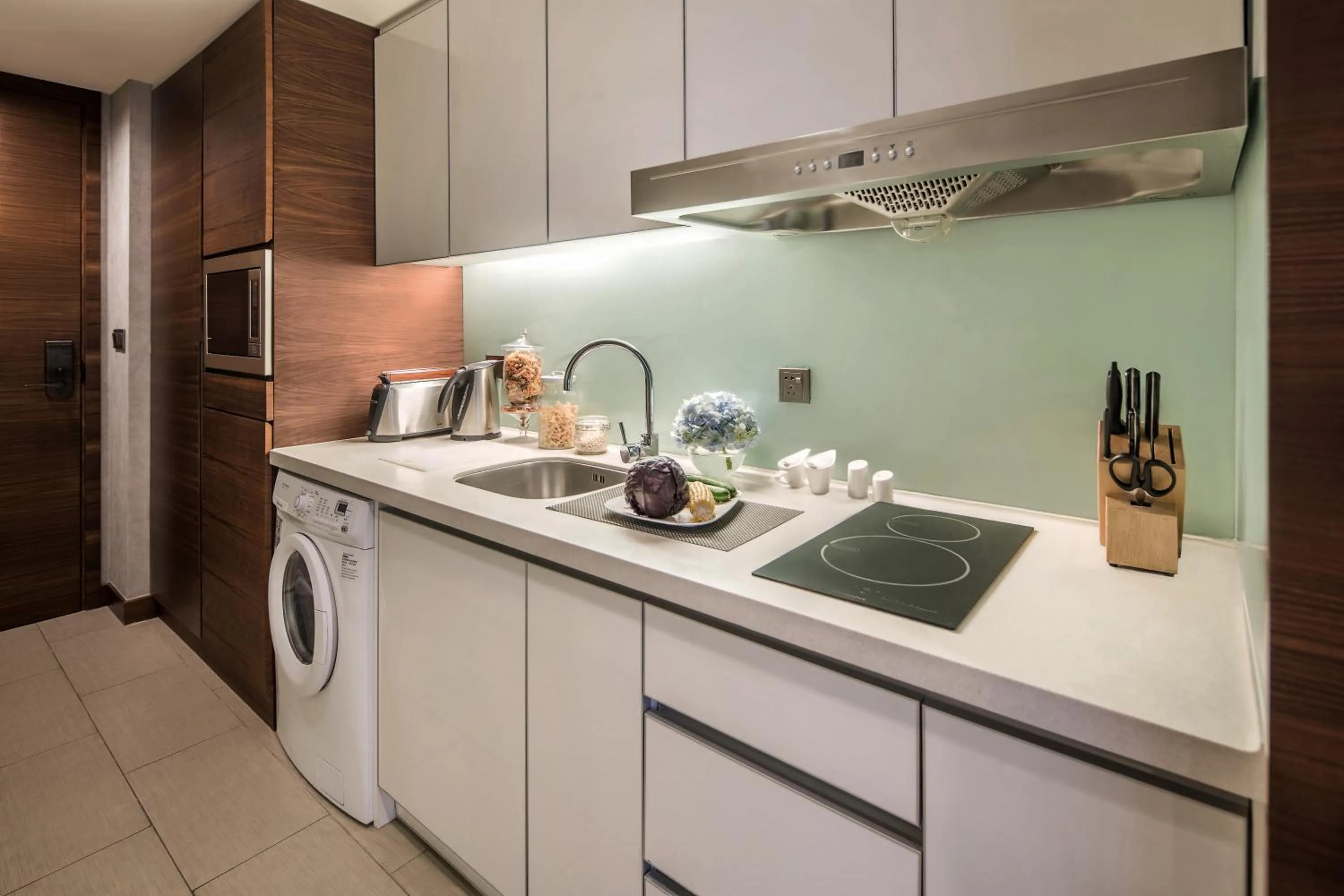 Kitchen or kitchenette in Ascott Raffles City Chengdu