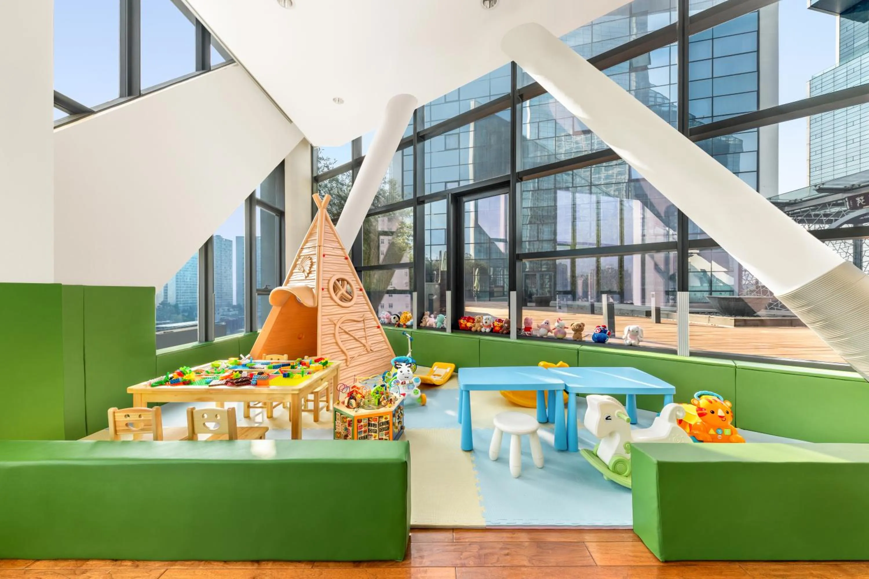 Children play ground in Ascott Raffles City Chengdu