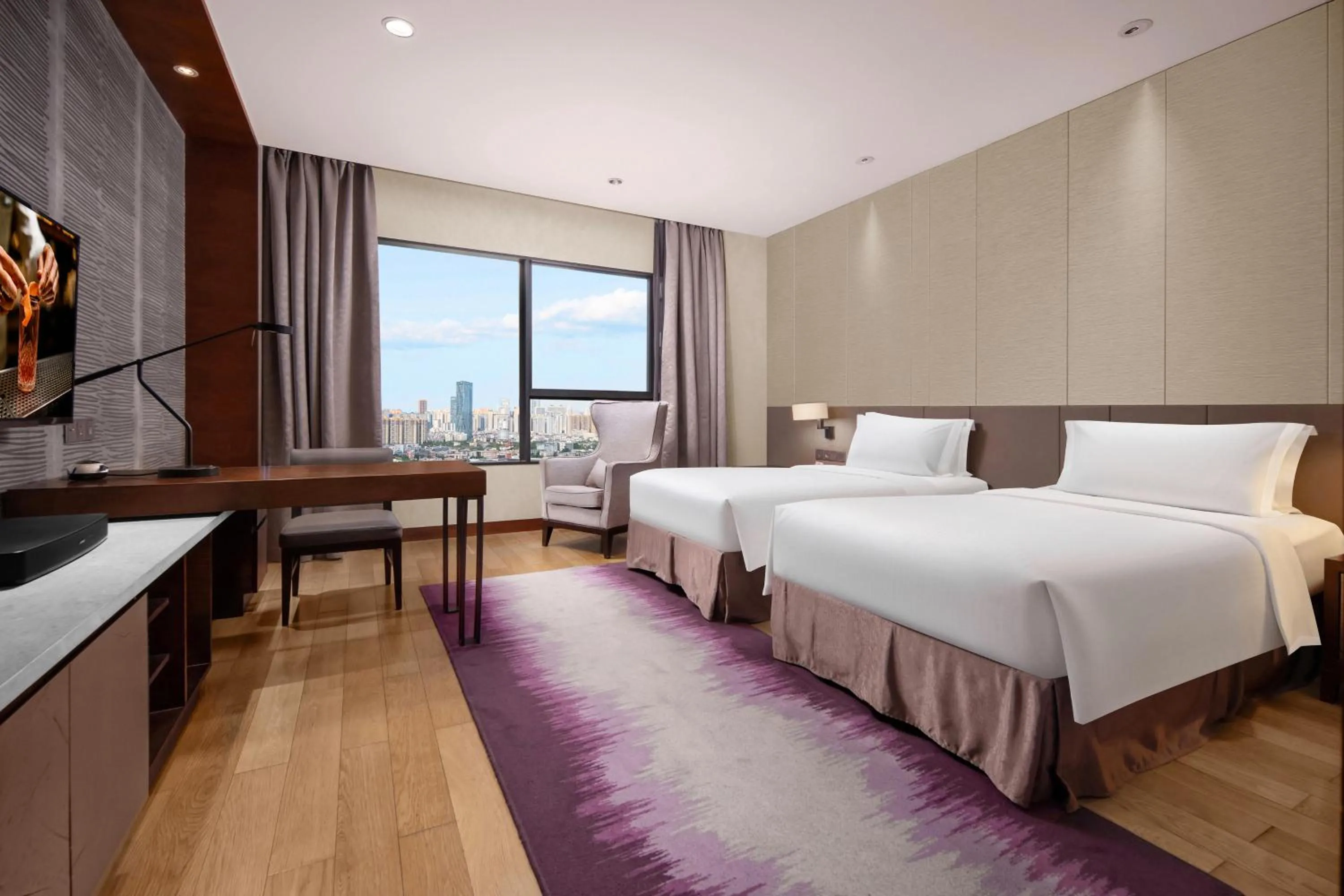 Bed in Ascott Raffles City Chengdu