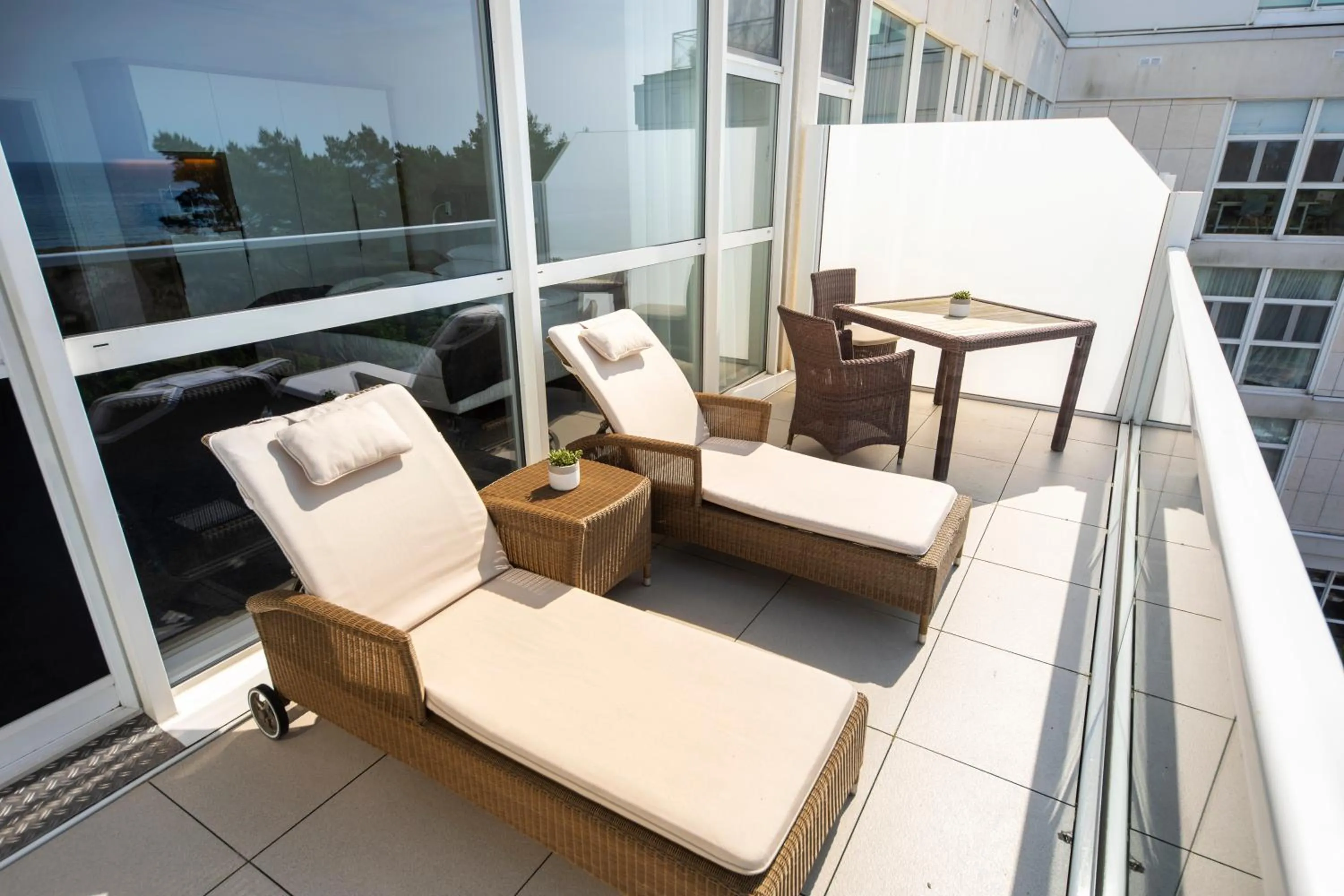 Balcony/Terrace in Strandhotel Fischland