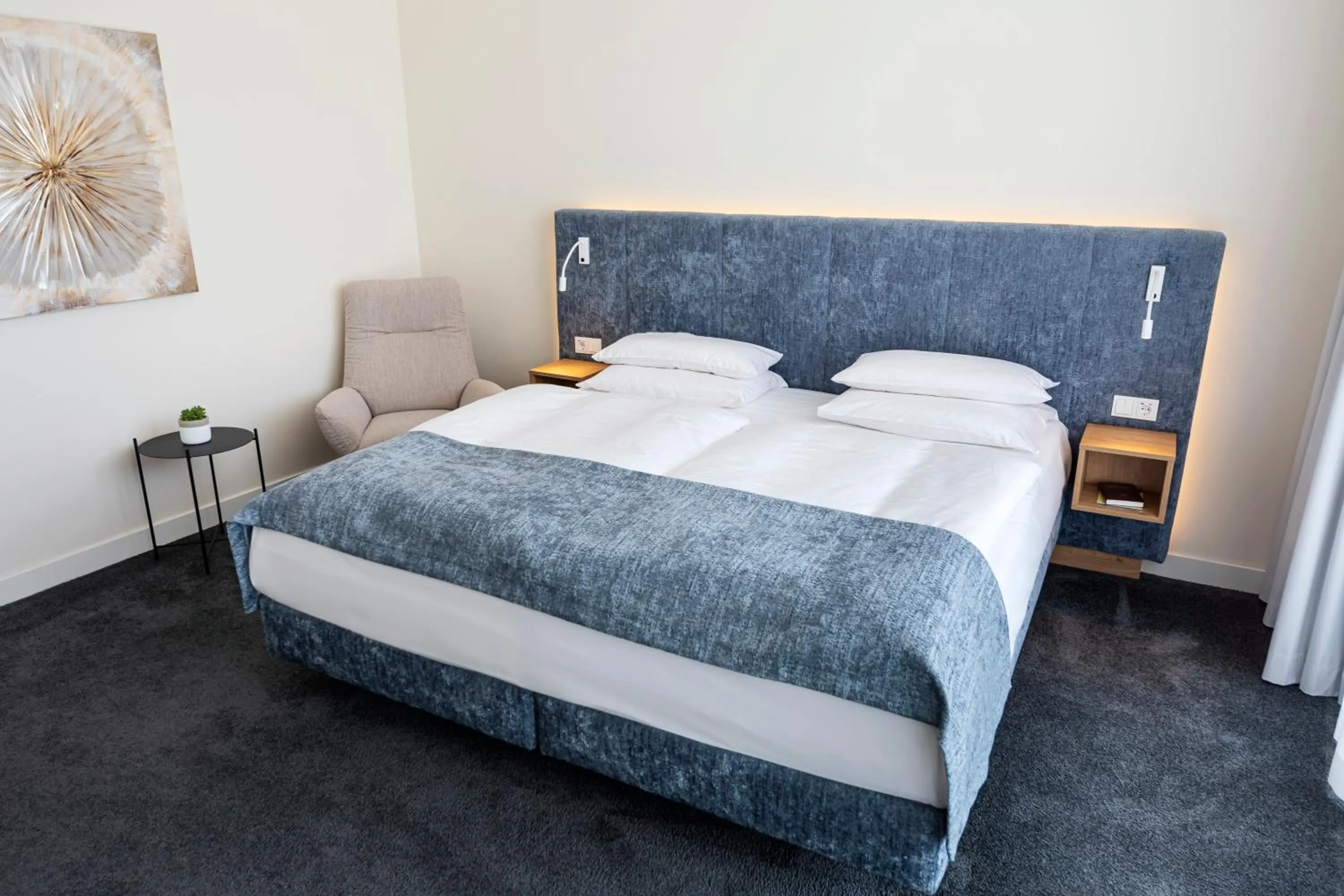 Bed in Strandhotel Fischland