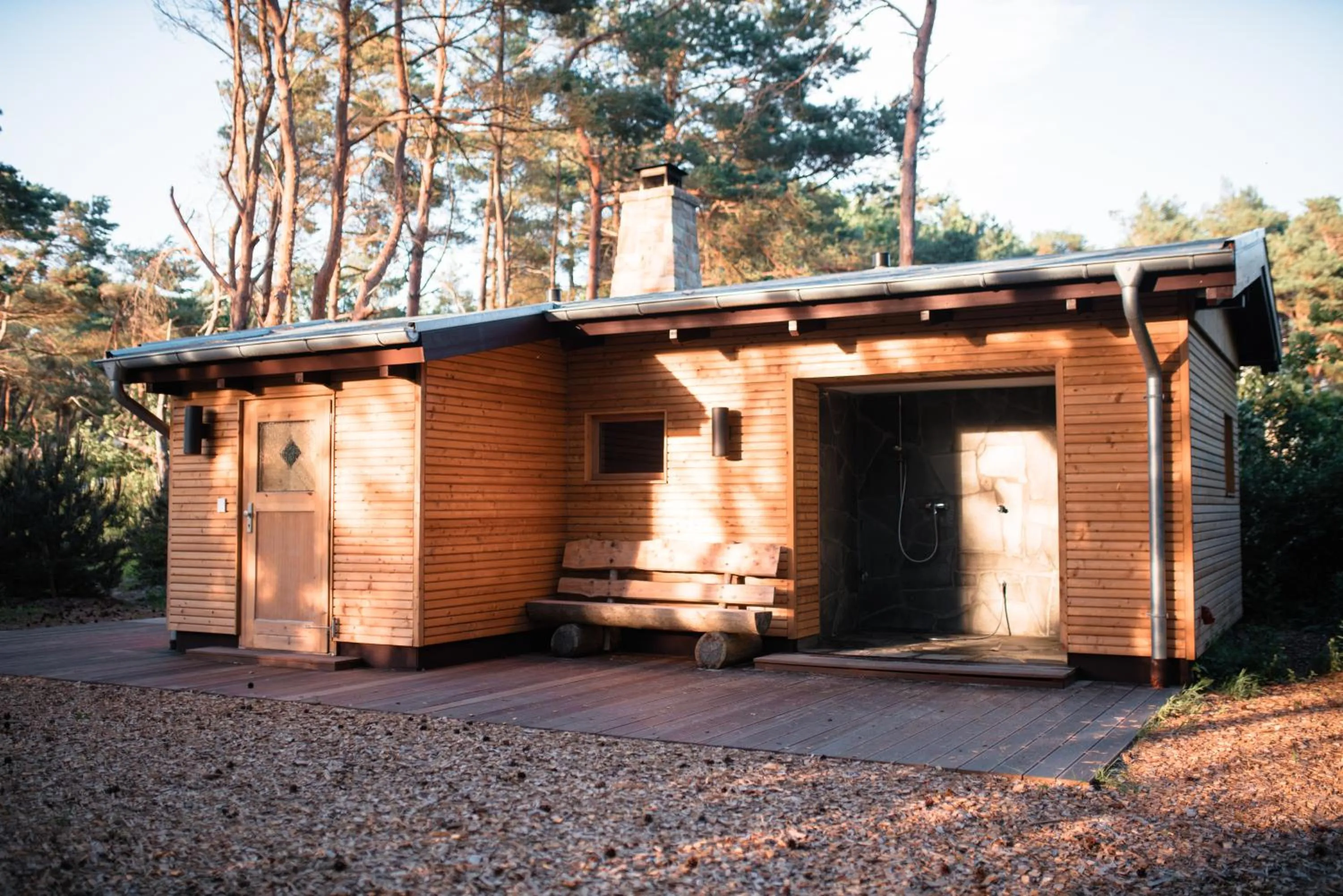 Sauna in Strandhotel Fischland