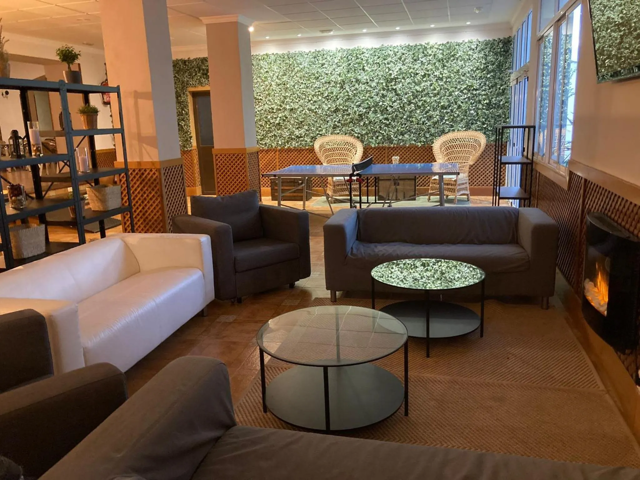 Communal lounge/ TV room in Hotel Rural Mariblanca