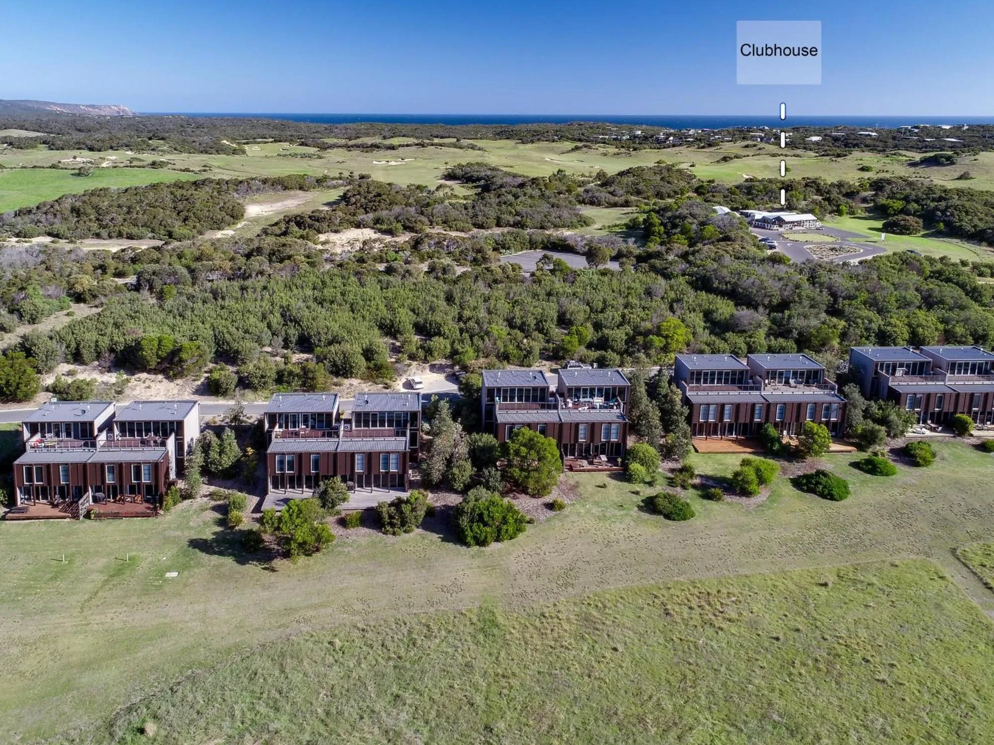 Bird's eye view in DREW Golfers Delight close to St Andrews Beach