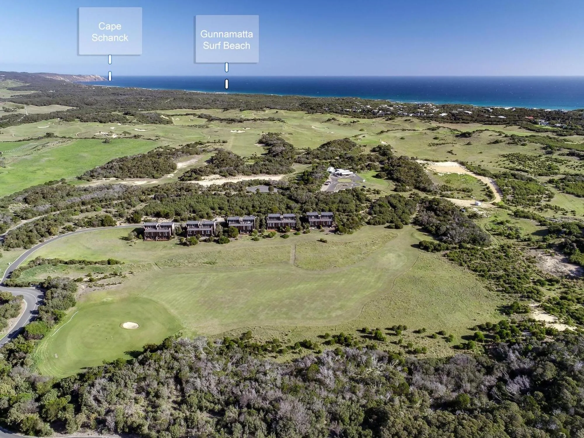 Natural landscape in DREW Golfers Delight close to St Andrews Beach