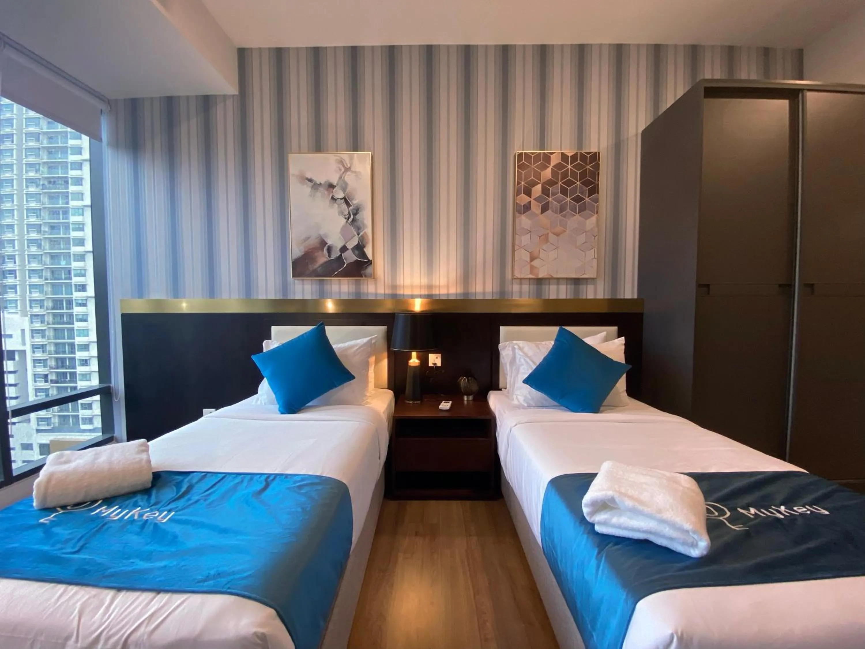 Bed in Ceylonz Starlight Suites Bukit Bintang