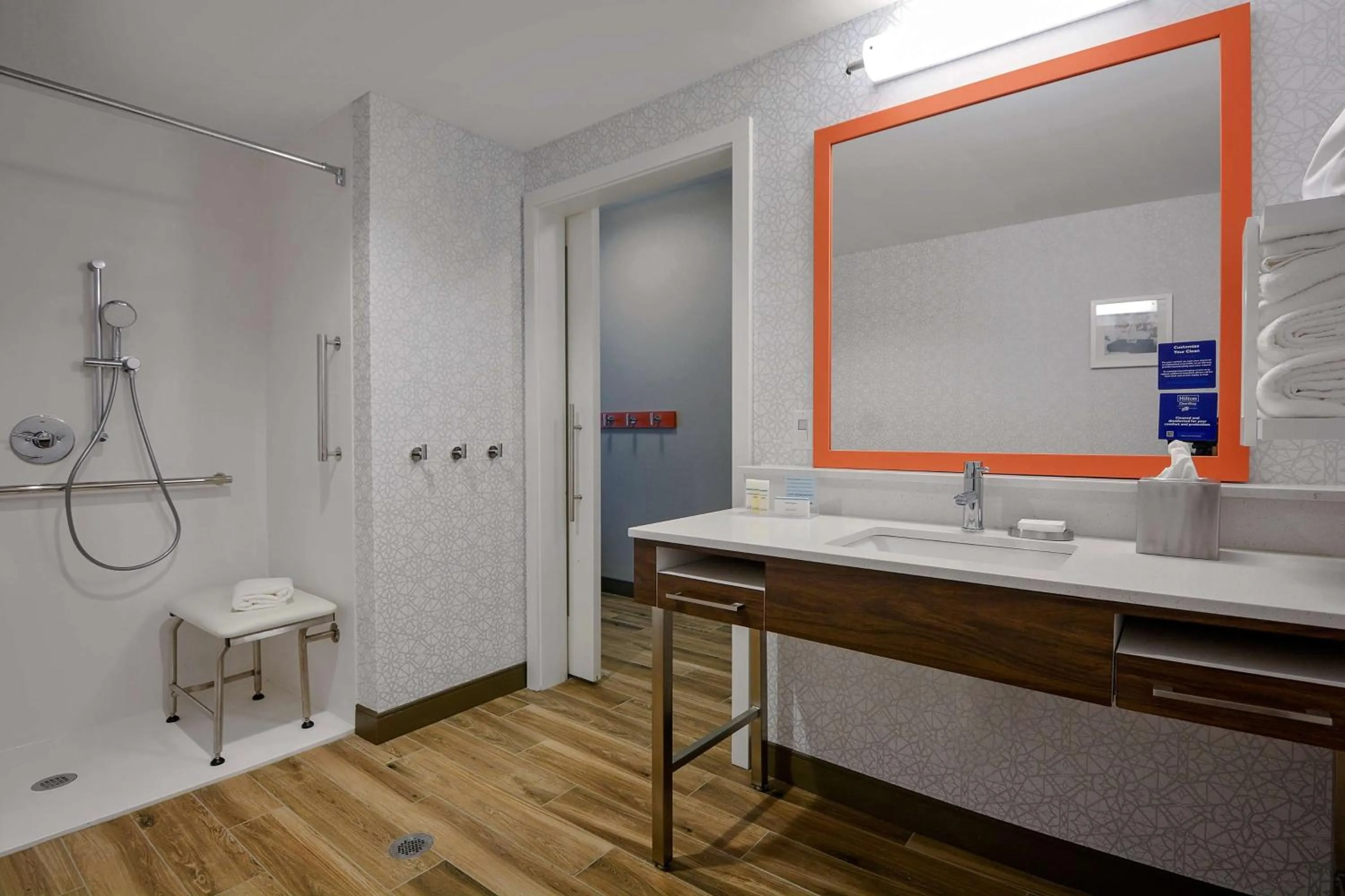 Bathroom in Hampton Inn Salem, Ma