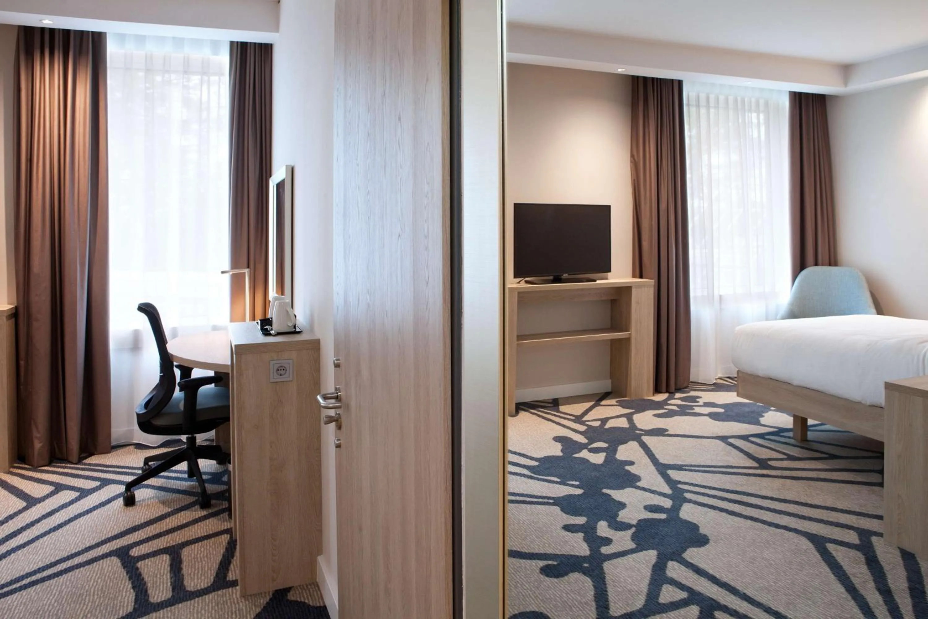Bedroom, Bed in Hampton By Hilton Munich City Center East