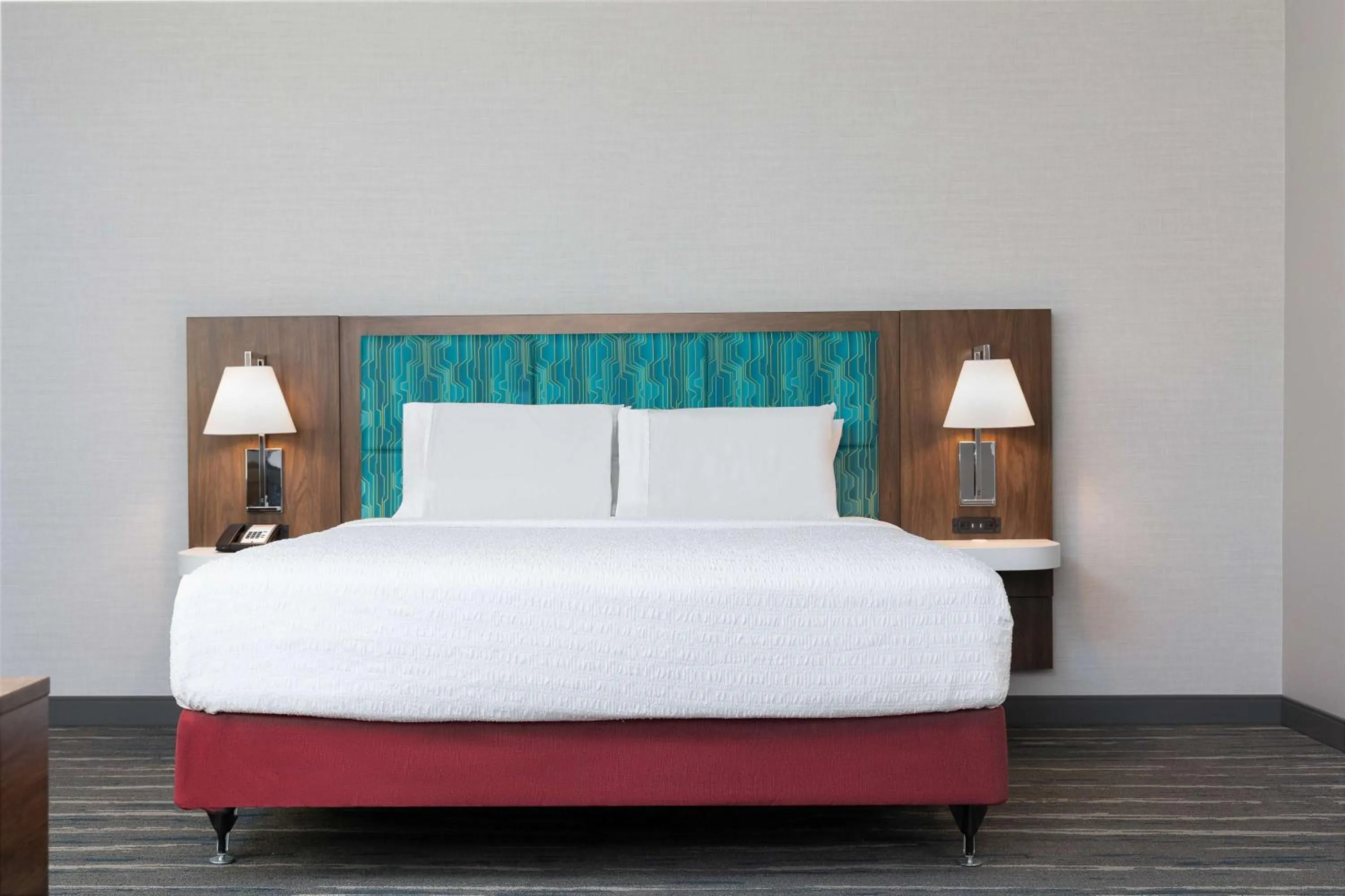 Bed in Hampton Inn & Suites Imperial Beach San Diego, Ca