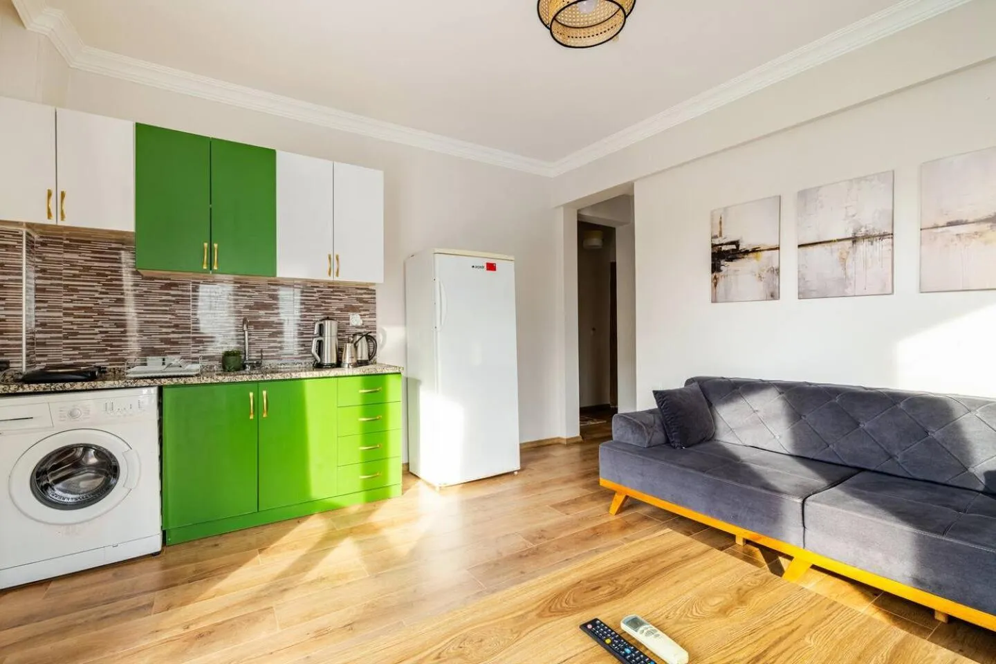 Kitchen or kitchenette in Nehir Apart Hotel