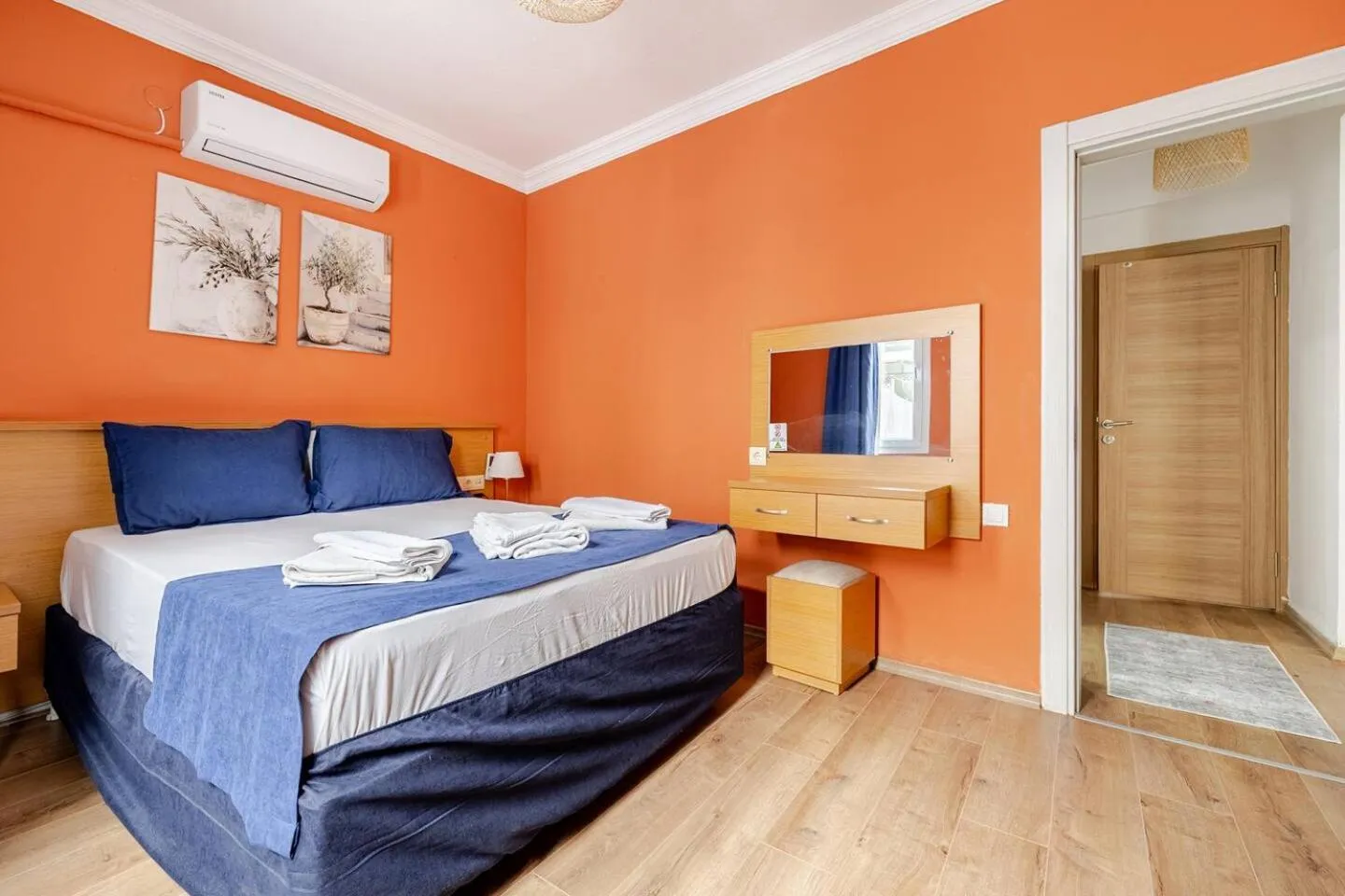 Bed in Nehir Apart Hotel