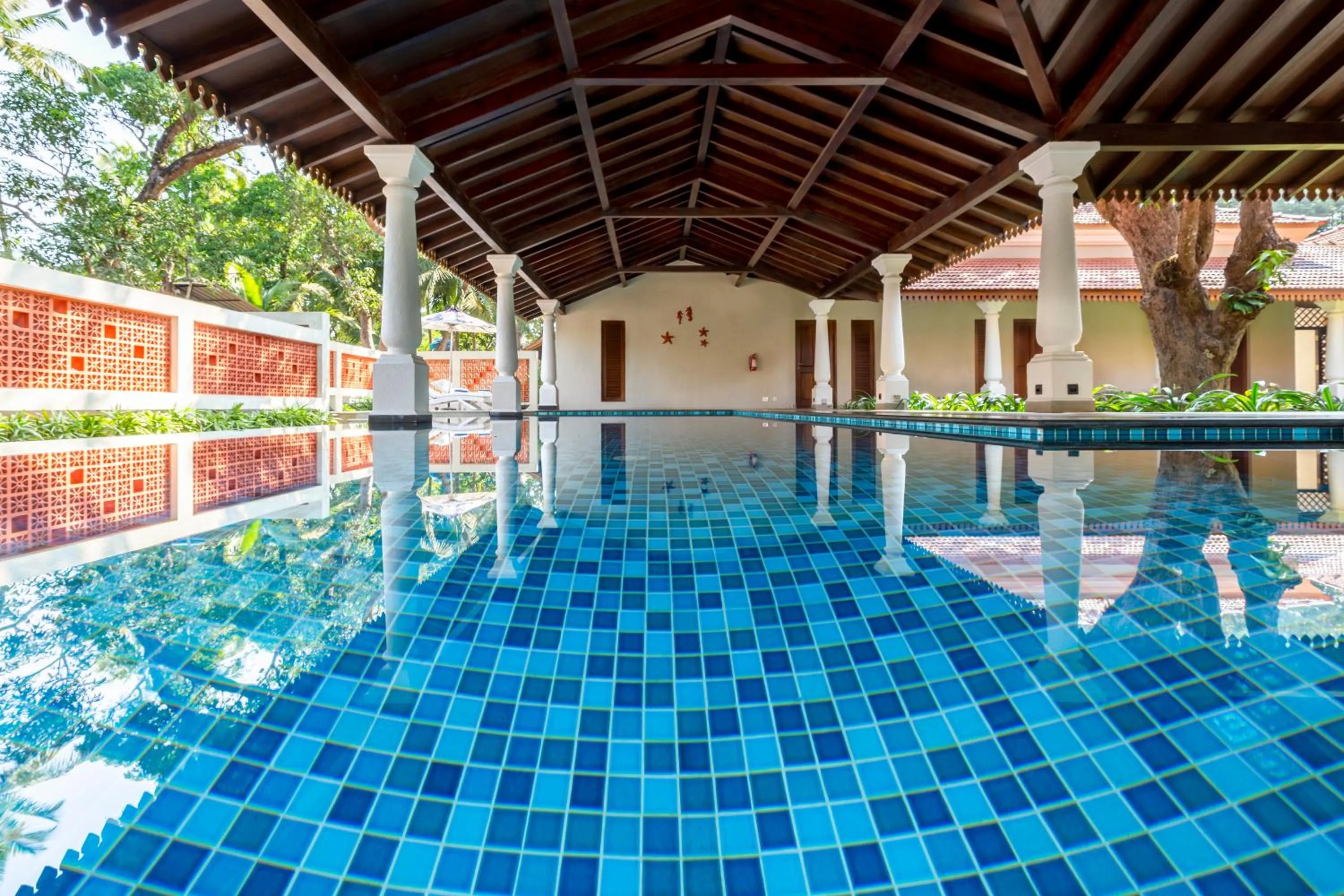 Swimming pool in amã Stays & Trails Villa Siolim, Goa