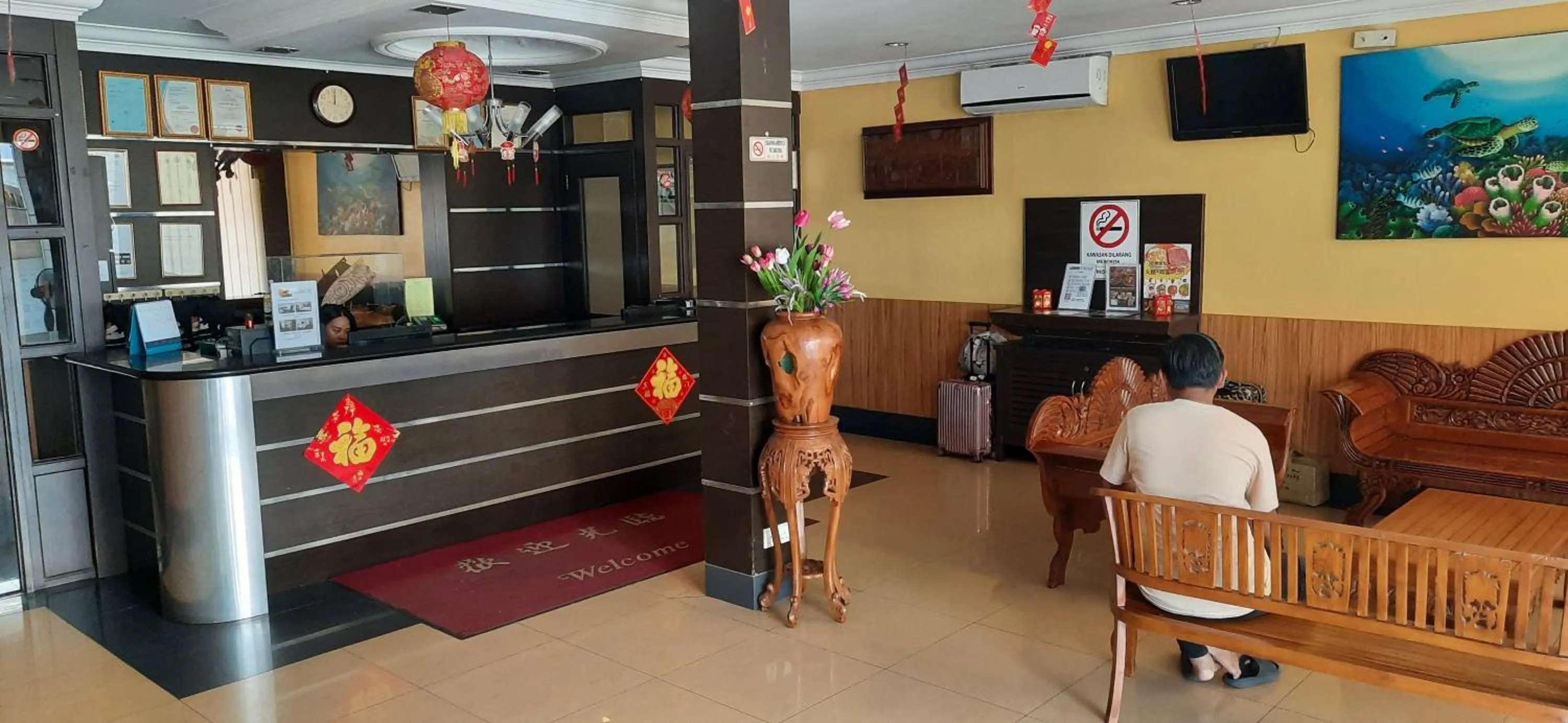 Lobby or reception in Sipadan Inn 1