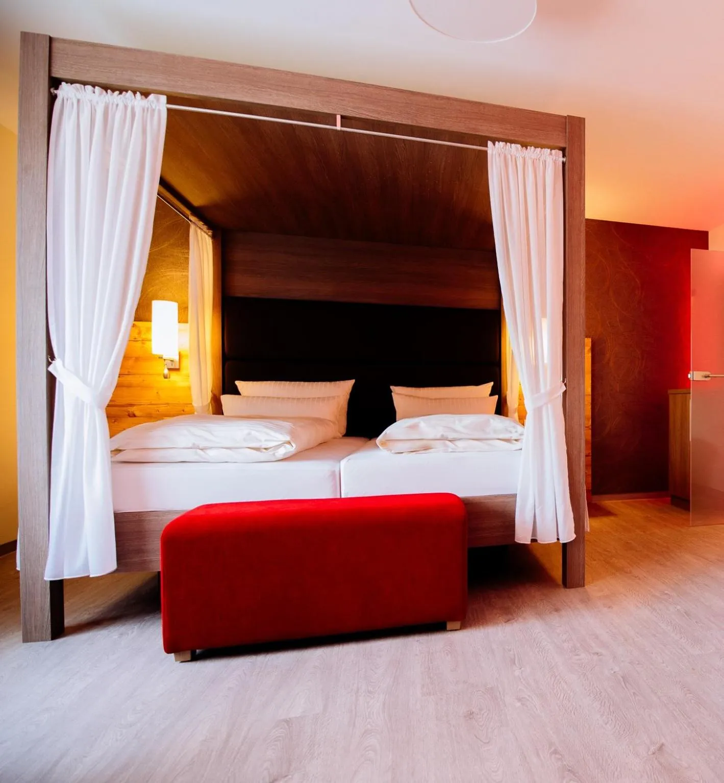Photo of the whole room, Bed in Ringhotel Forellenhof