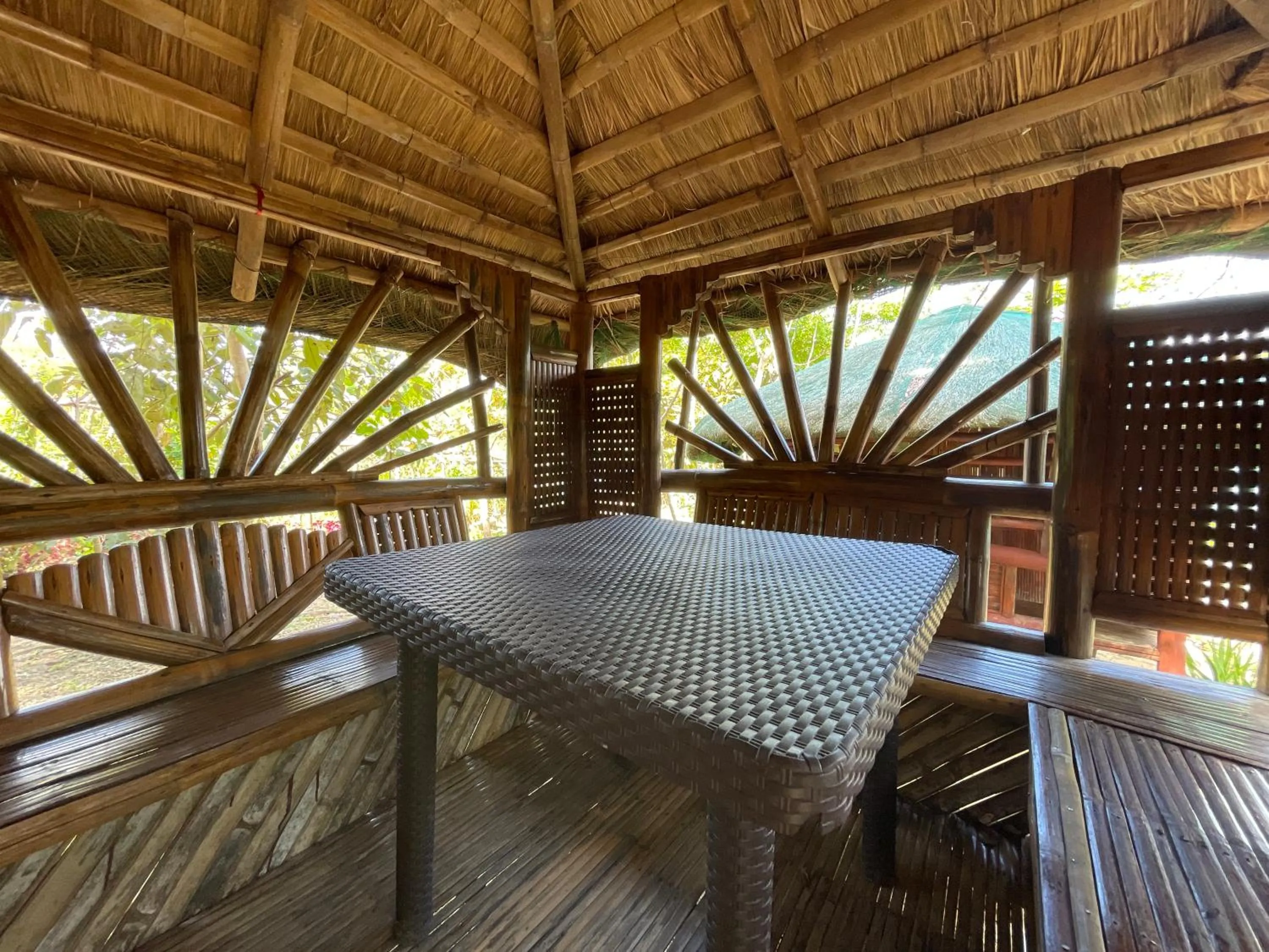 Seating area in Camp Paraiso Resort