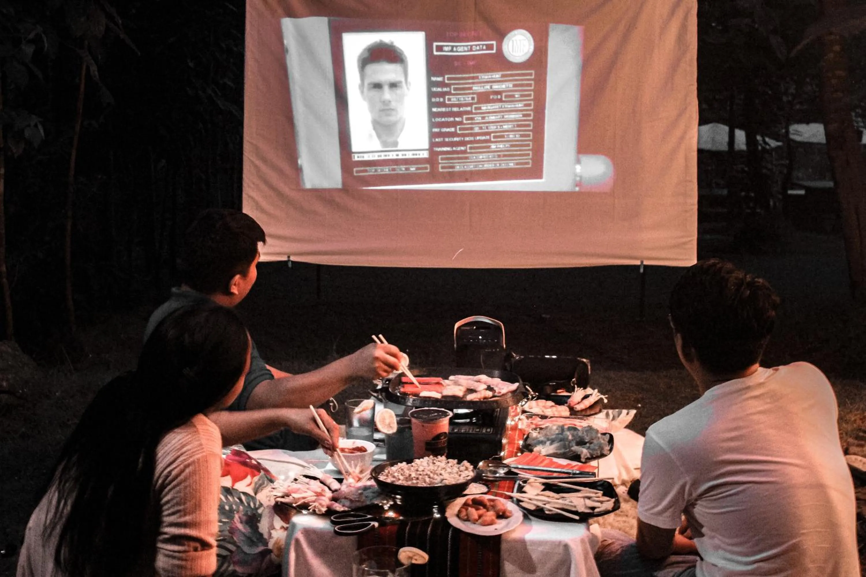 People in Camp Paraiso Resort