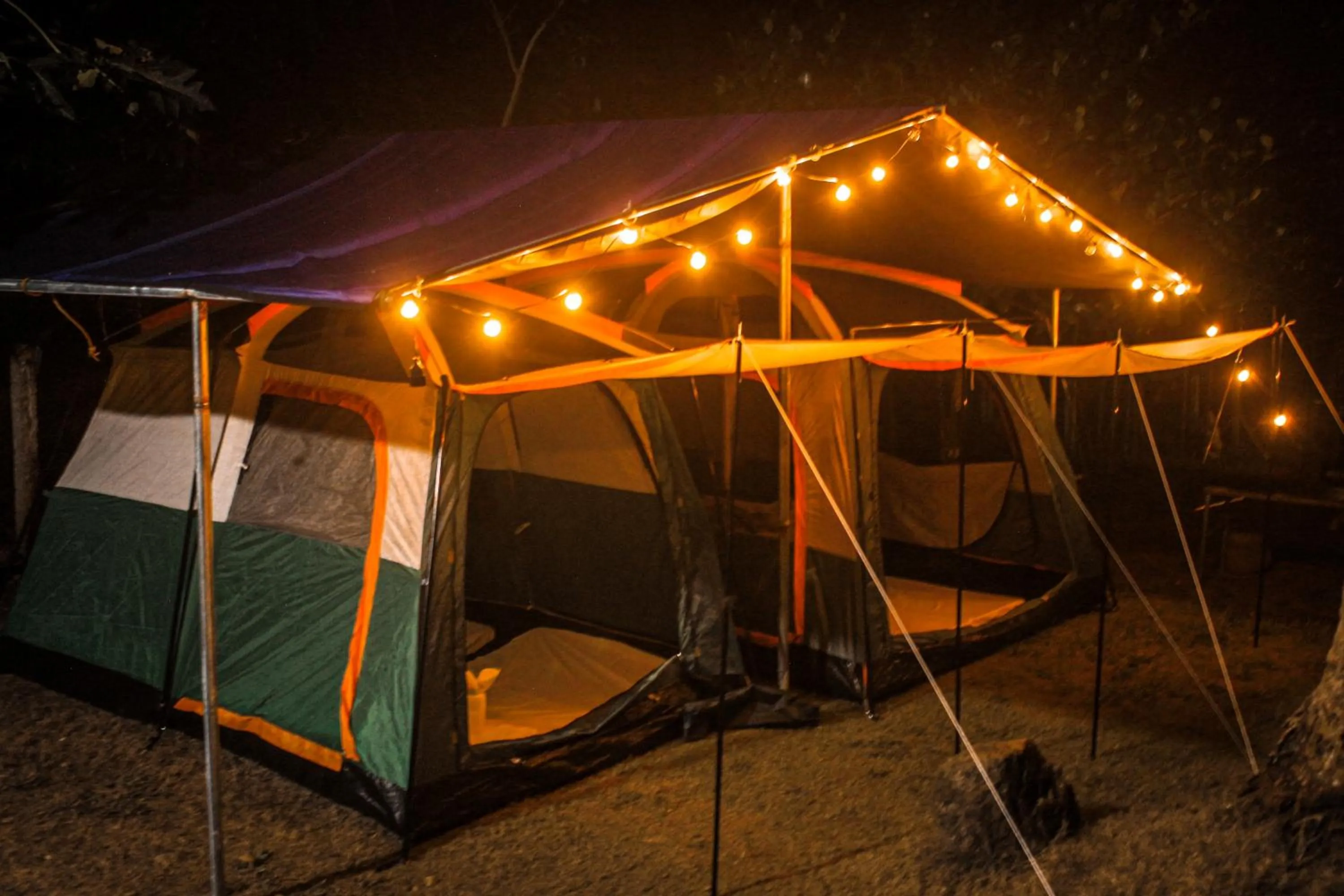 Night in Camp Paraiso Resort