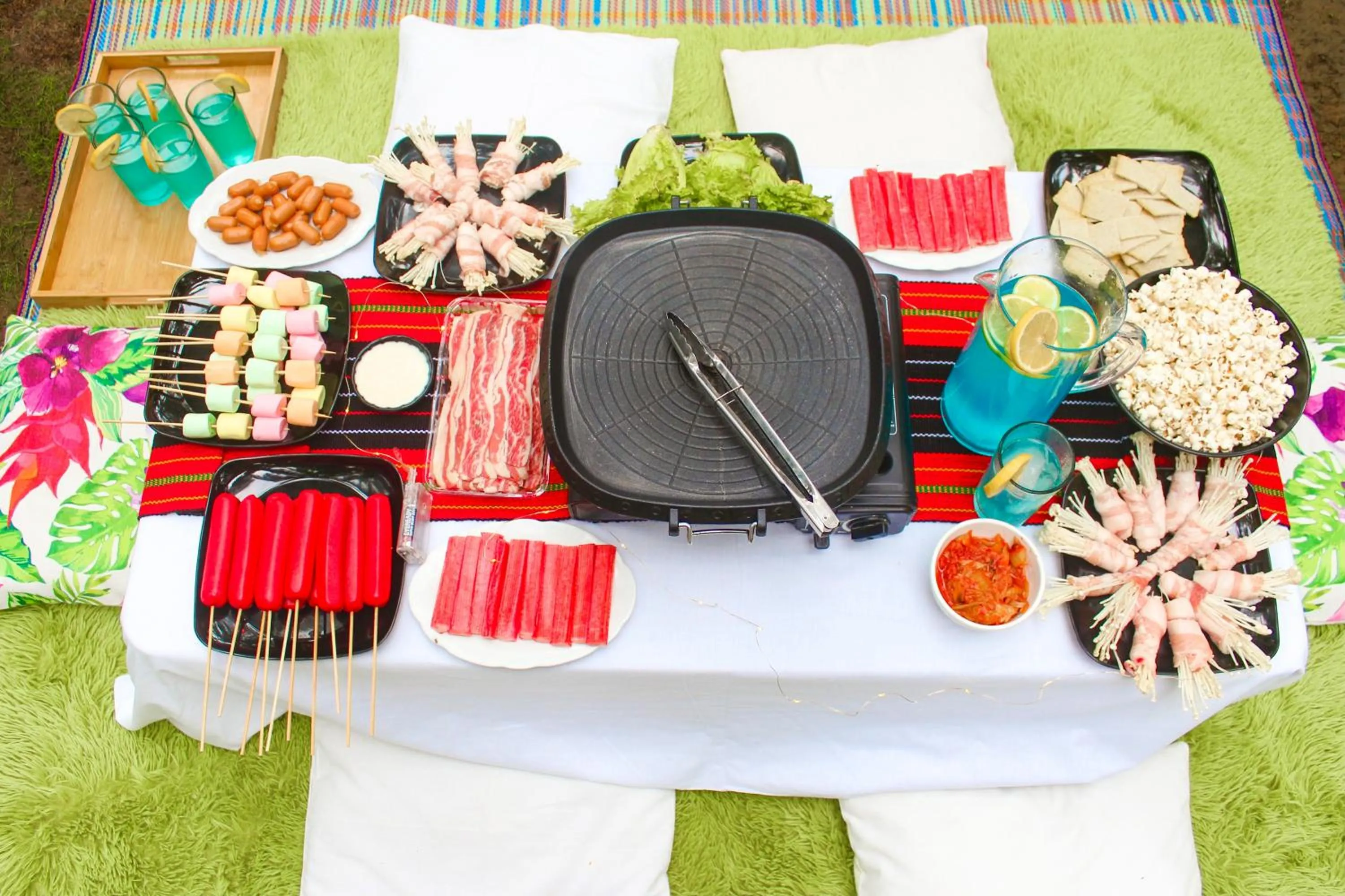 Food and drinks in Camp Paraiso Resort