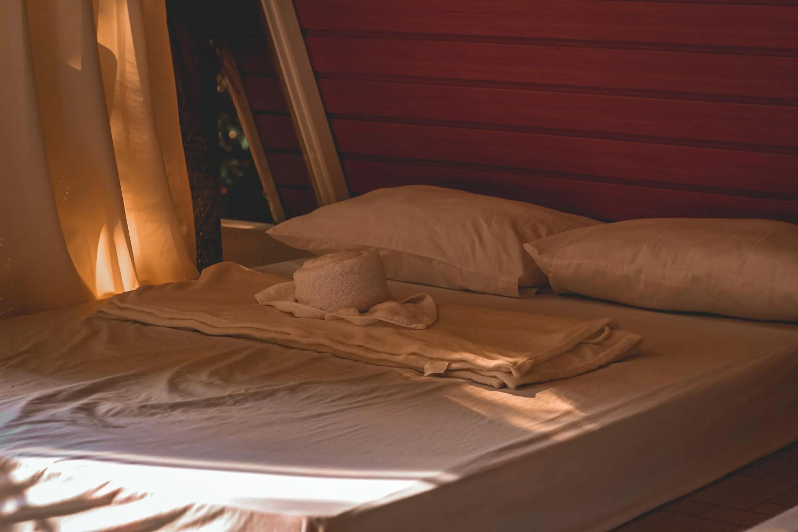 Bed in Camp Paraiso Resort