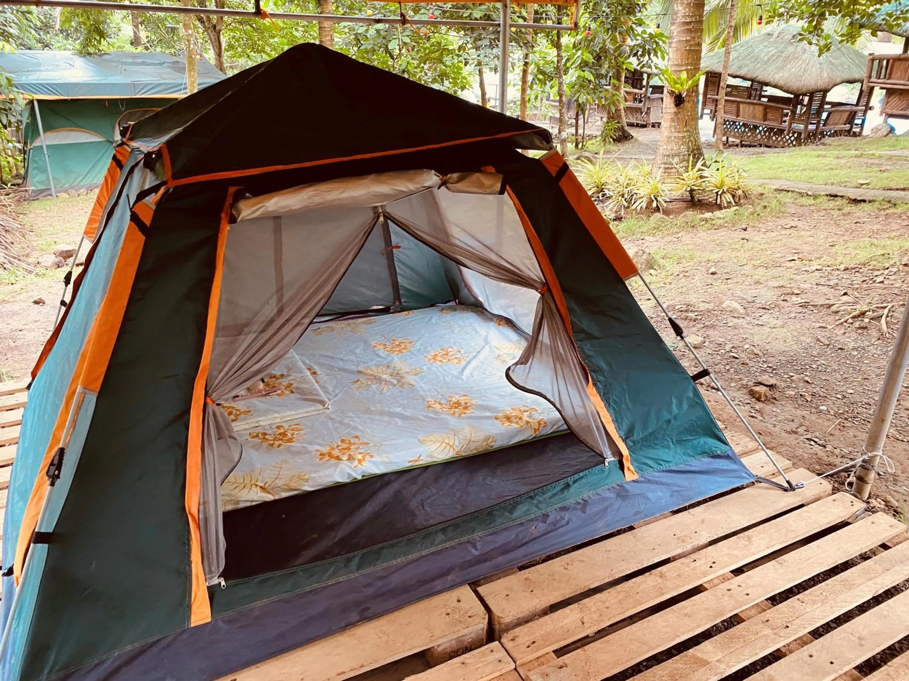 Bed in Camp Paraiso Resort