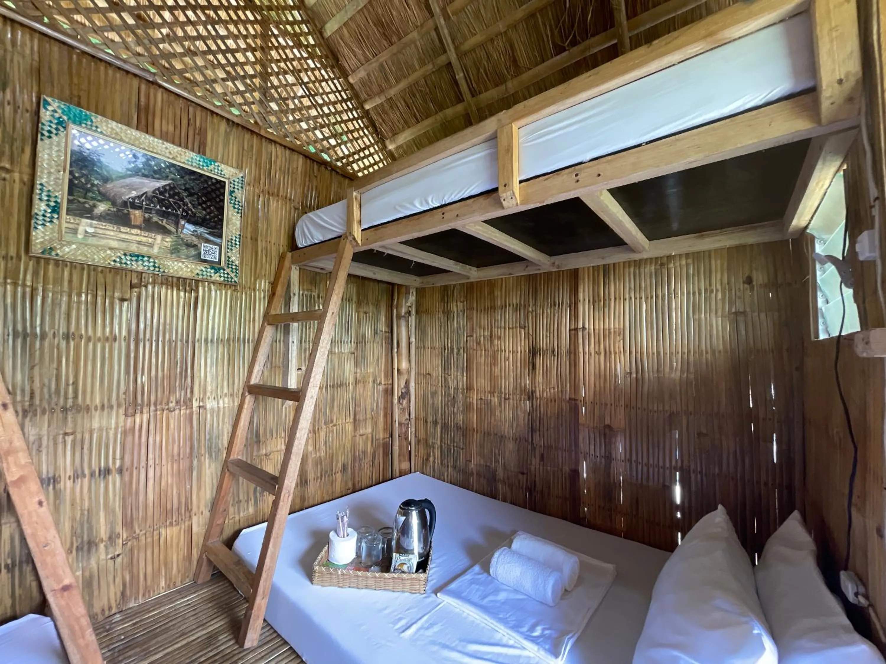 Bed in Camp Paraiso Resort