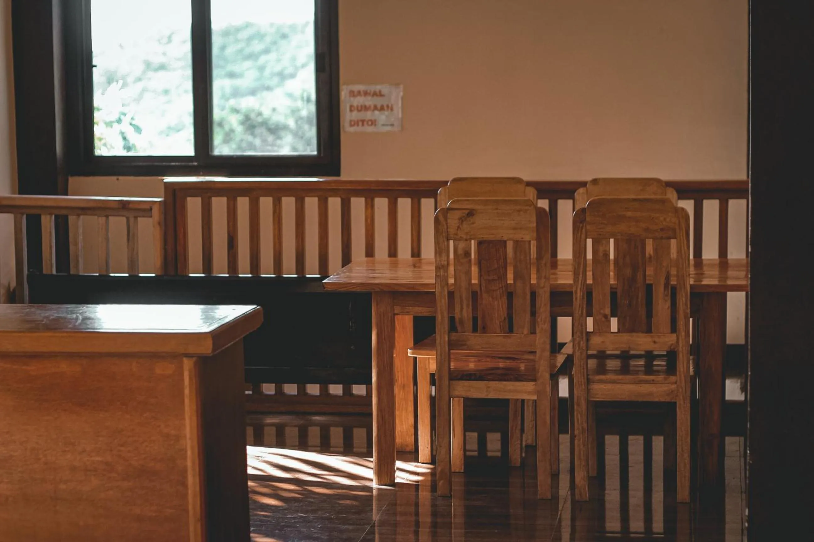 Dining area in Camp Paraiso Resort