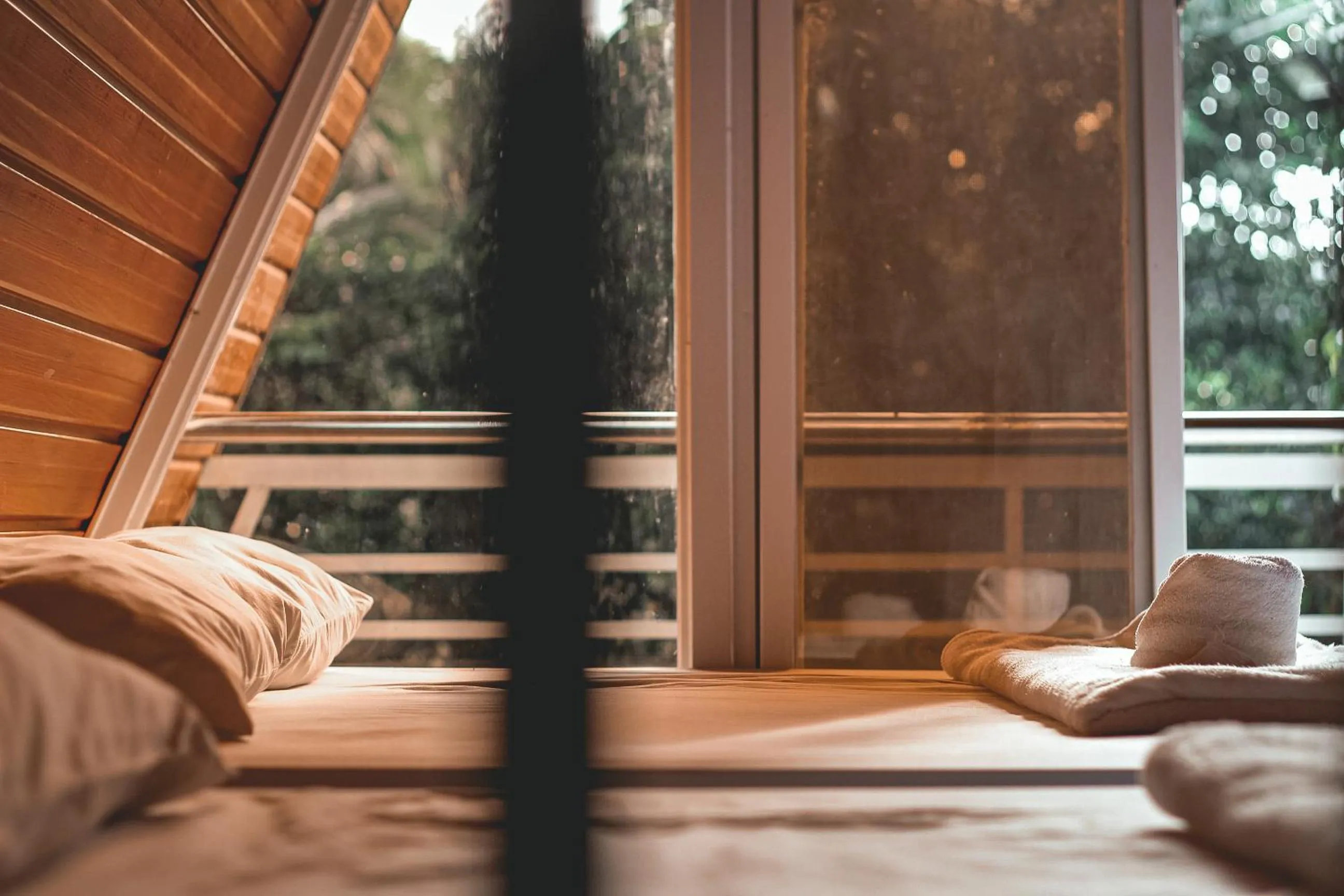 Bed in Camp Paraiso Resort