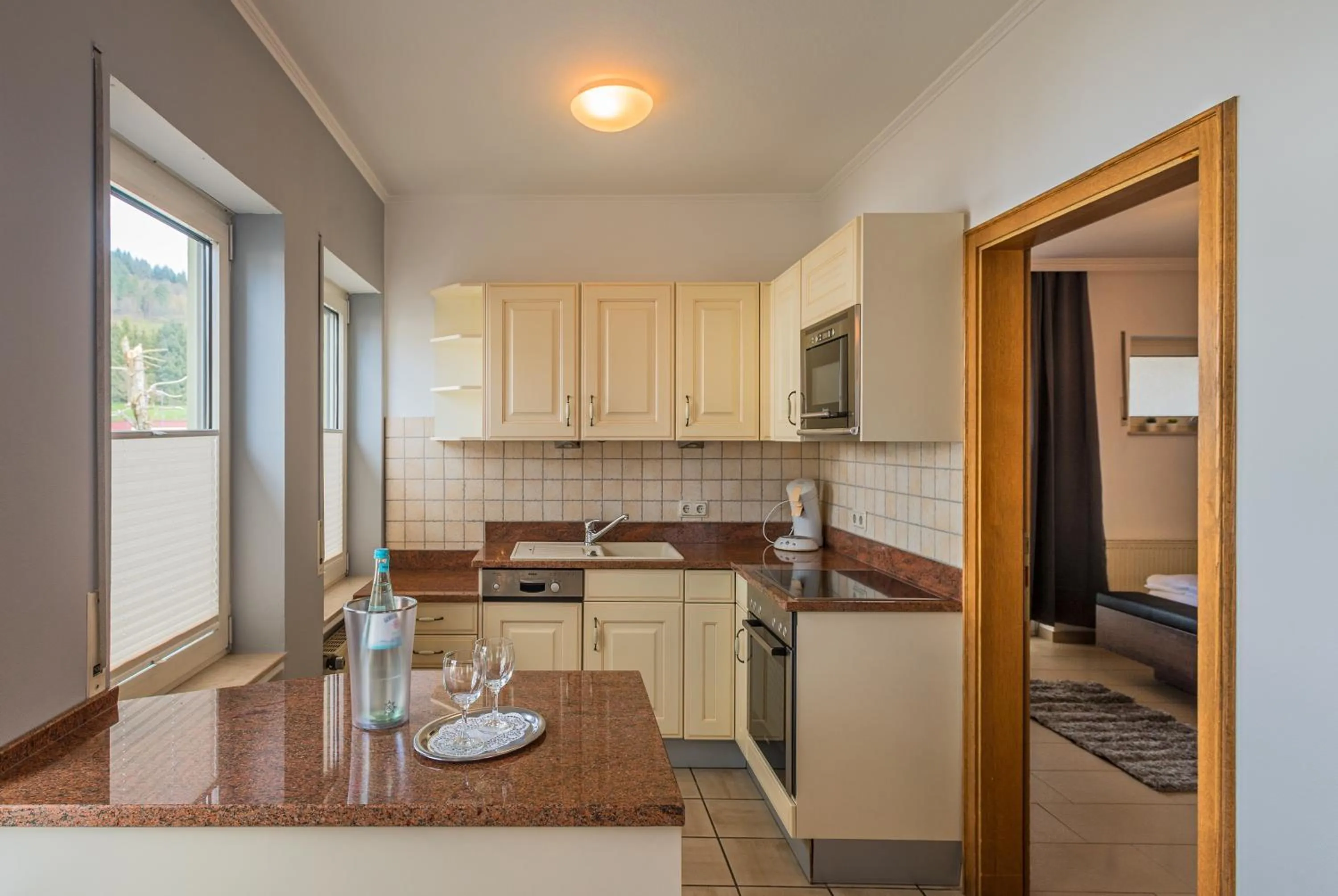 Kitchen or kitchenette in Hotel Koch Schilt