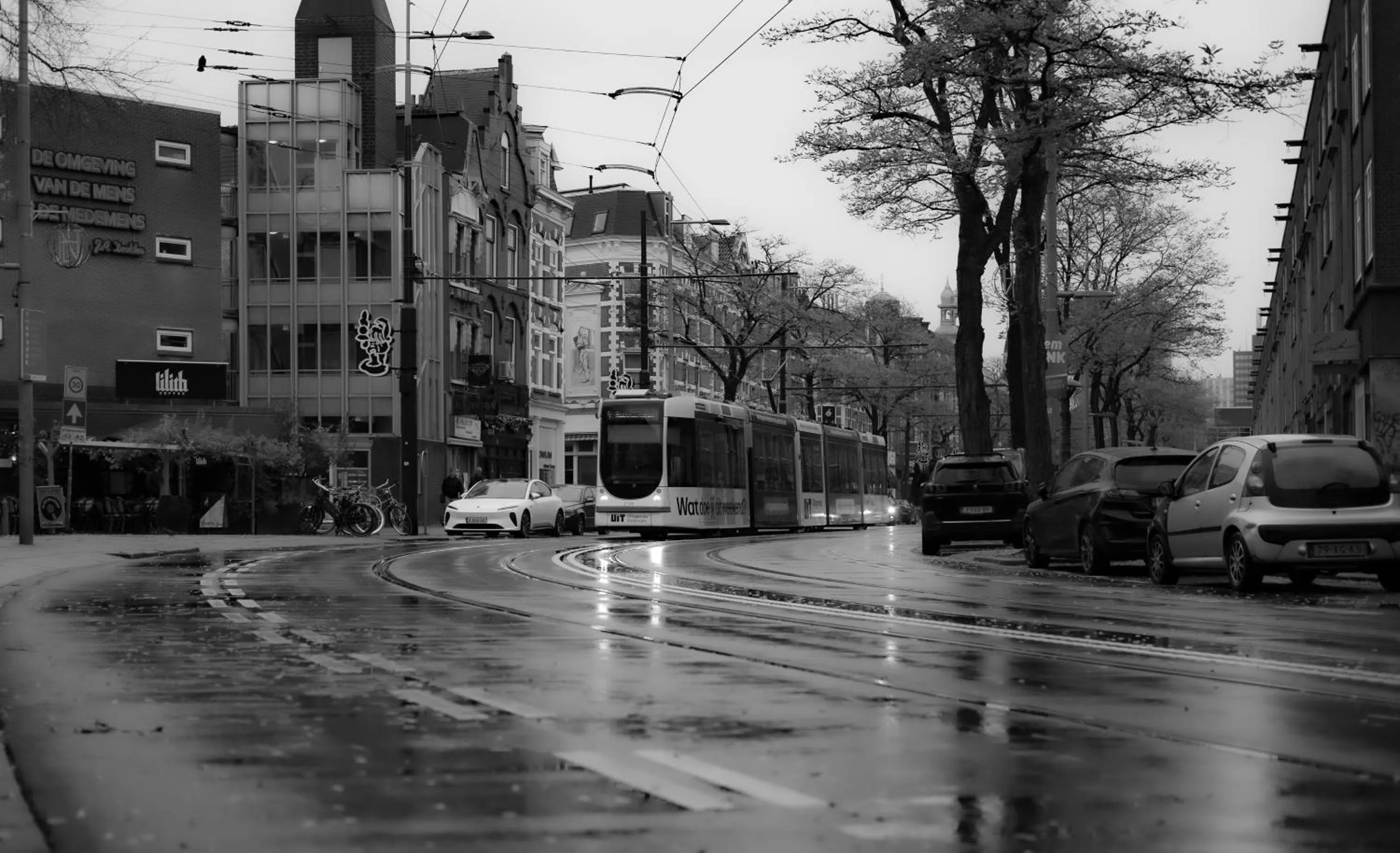 Quiet street view in 171. Urban Design Hotel