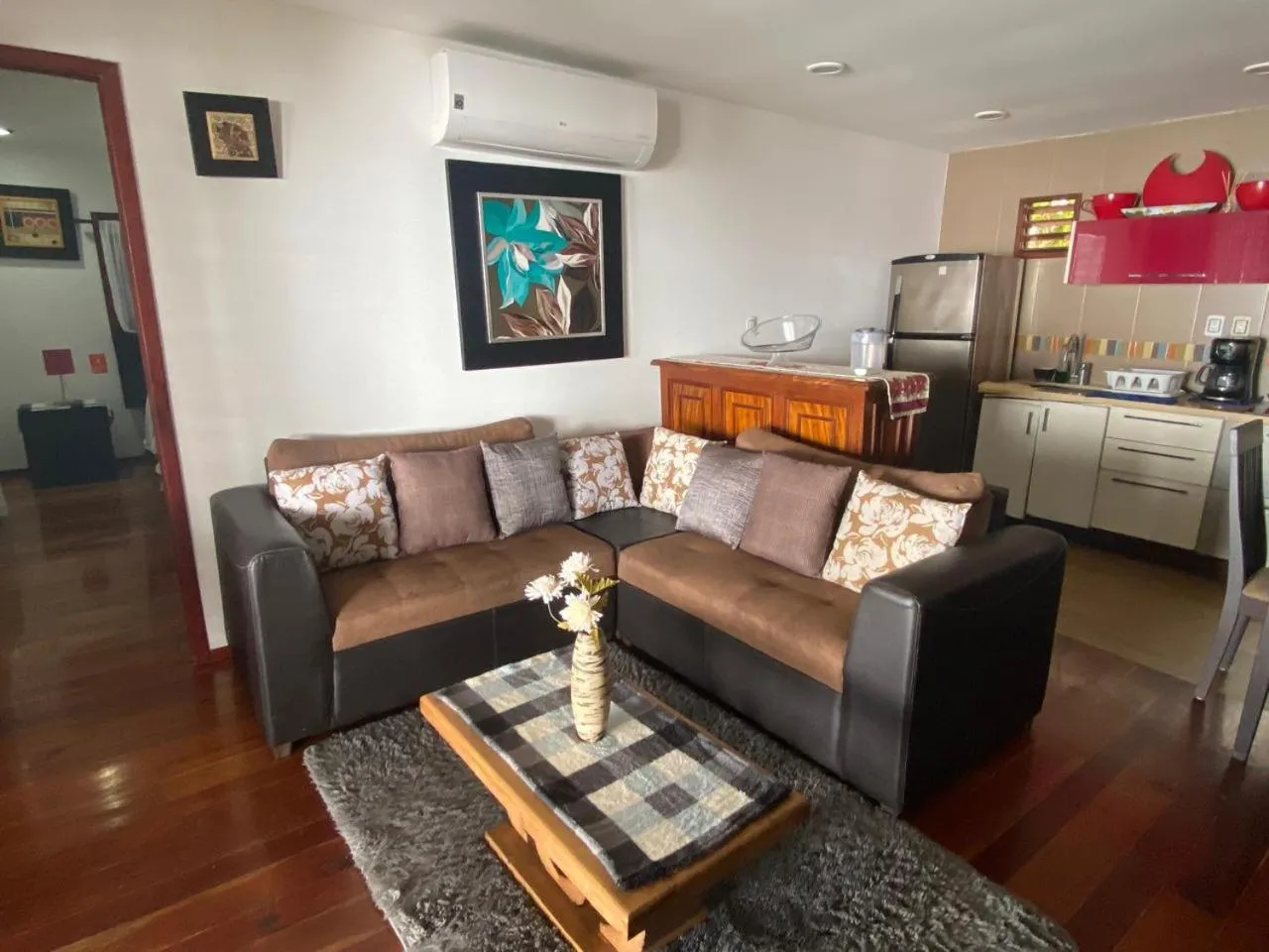 kitchen in Coras Place Bacalar Lagoon front