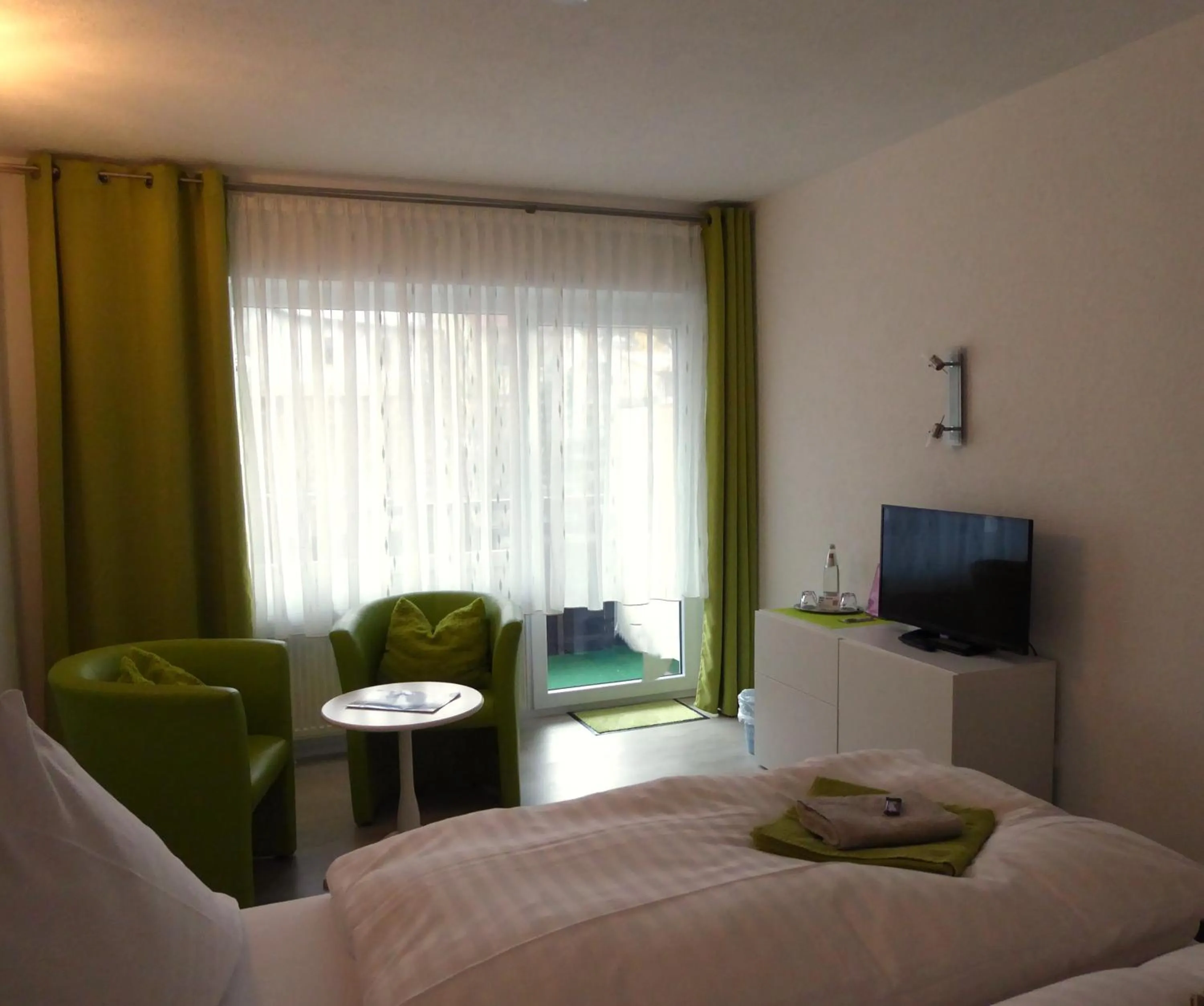 Bed in Pension Gasthof Zum Lamm