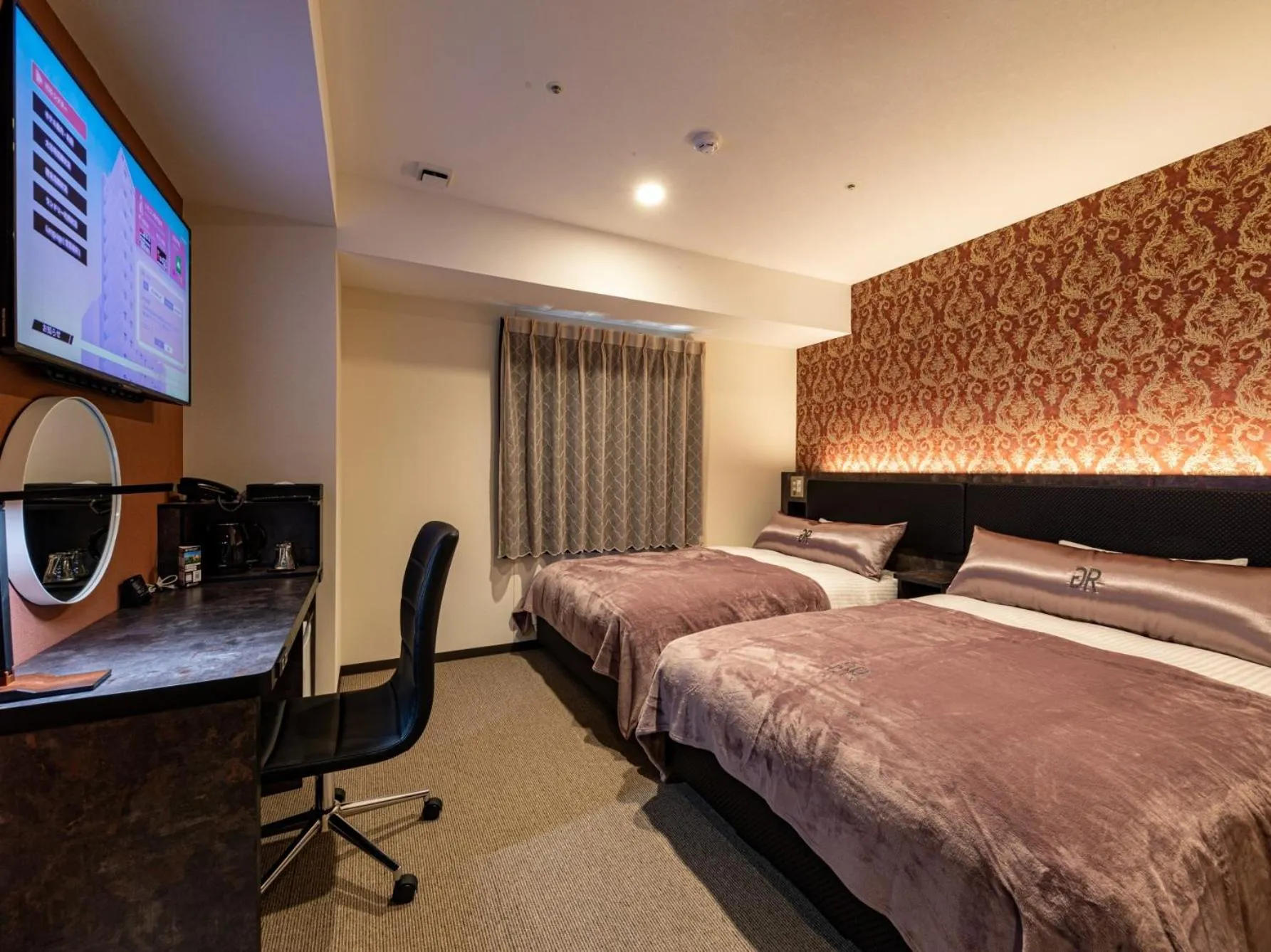 Photo of the whole room, Bed in Green Rich Hotel Kobe Sannomiya (Artificial hot spring Futamata Yunohana)