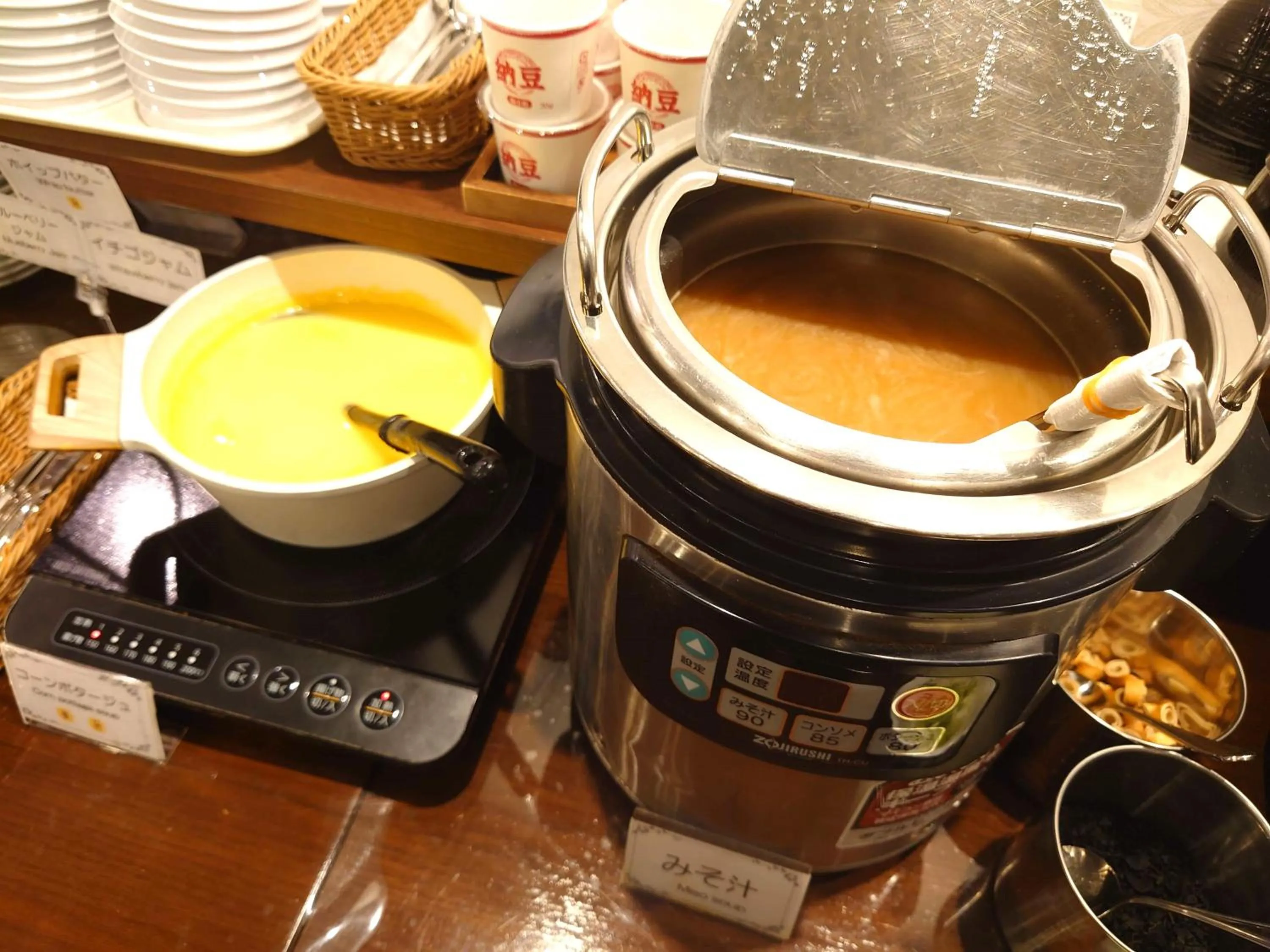 Buffet breakfast in Green Rich Hotel Kobe Sannomiya (Artificial hot spring Futamata Yunohana)
