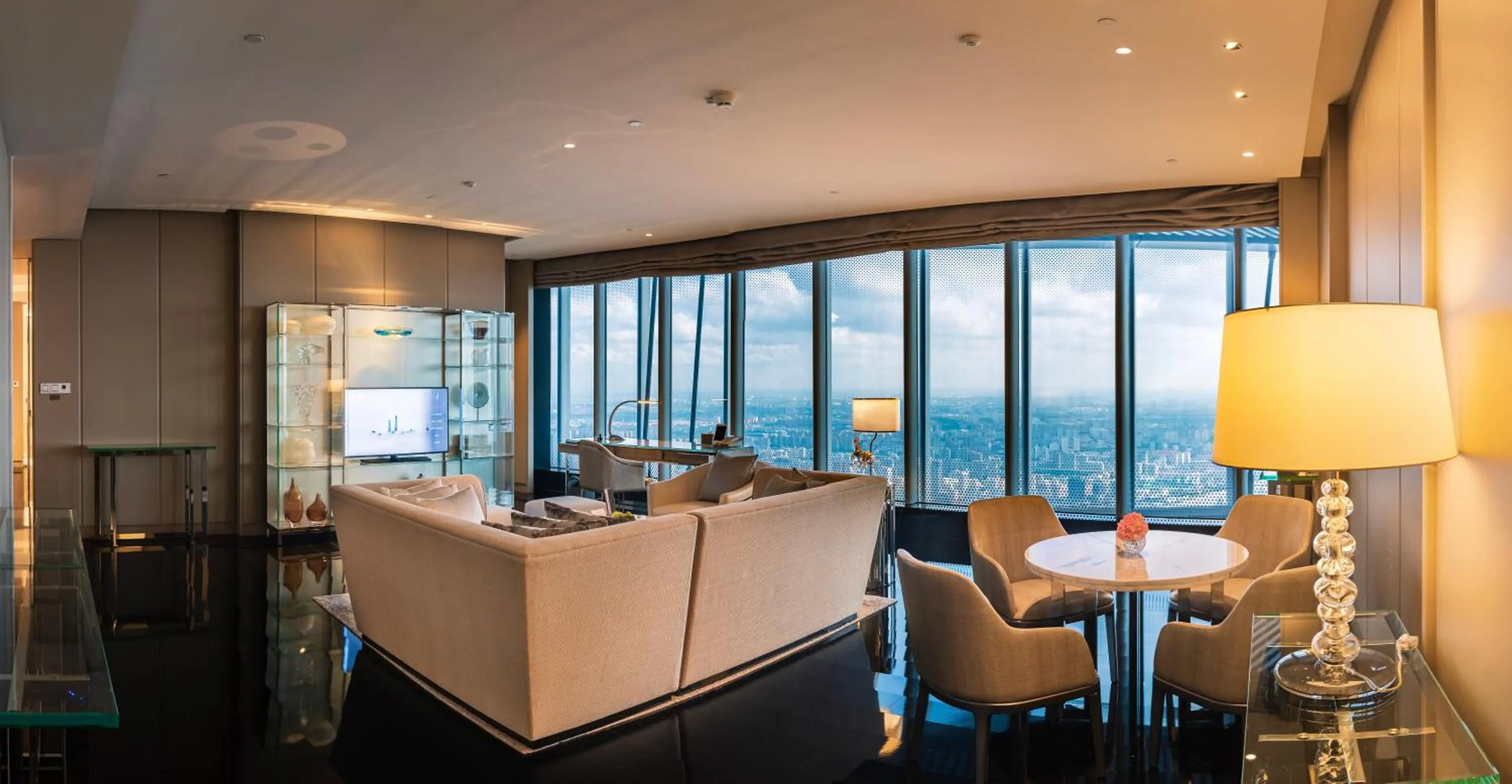 Living room in J Hotel, Shanghai Tower - Above All Else, Overlooking the Bund